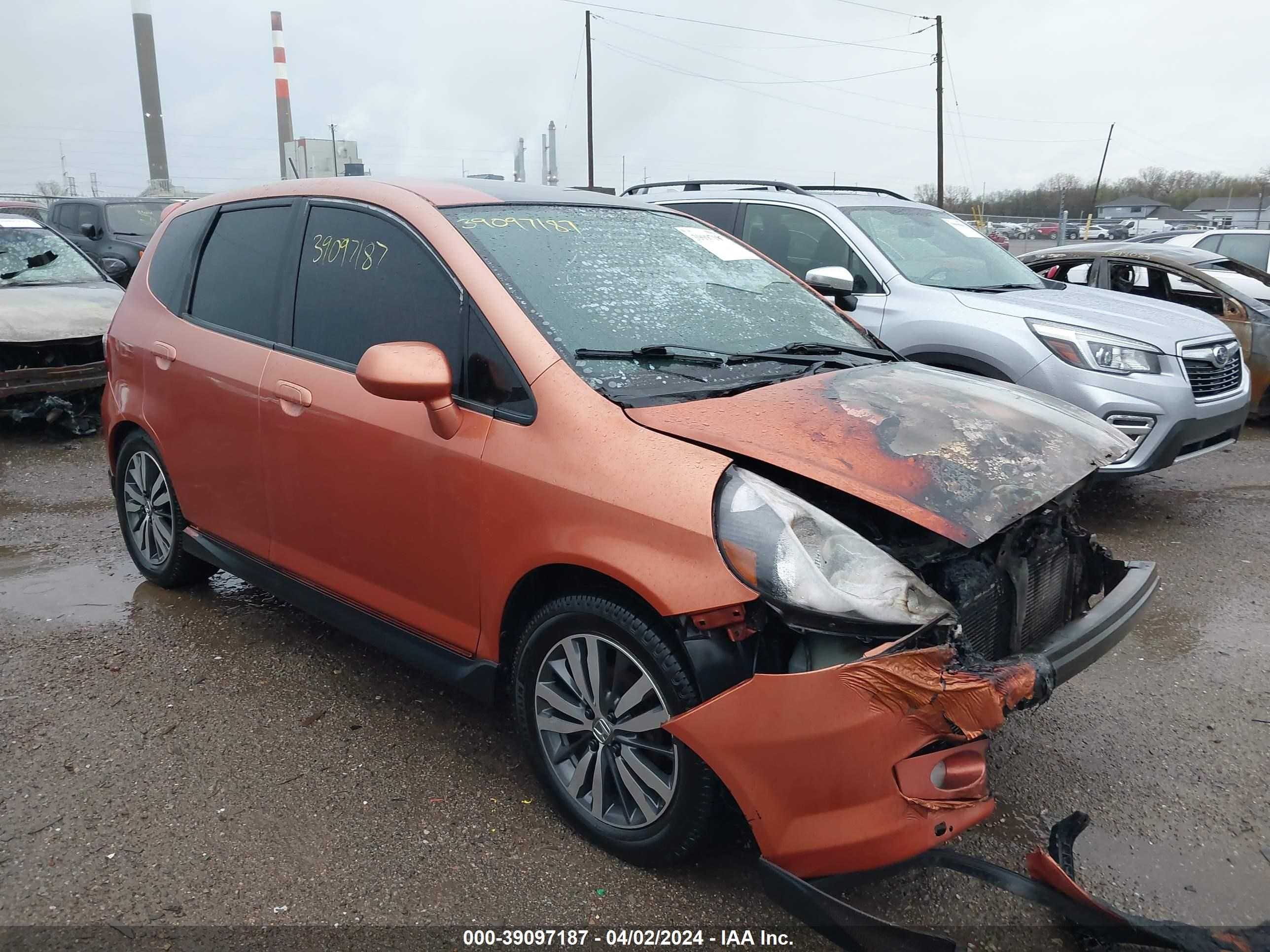 HONDA FIT 2007 jhmgd37617s068335