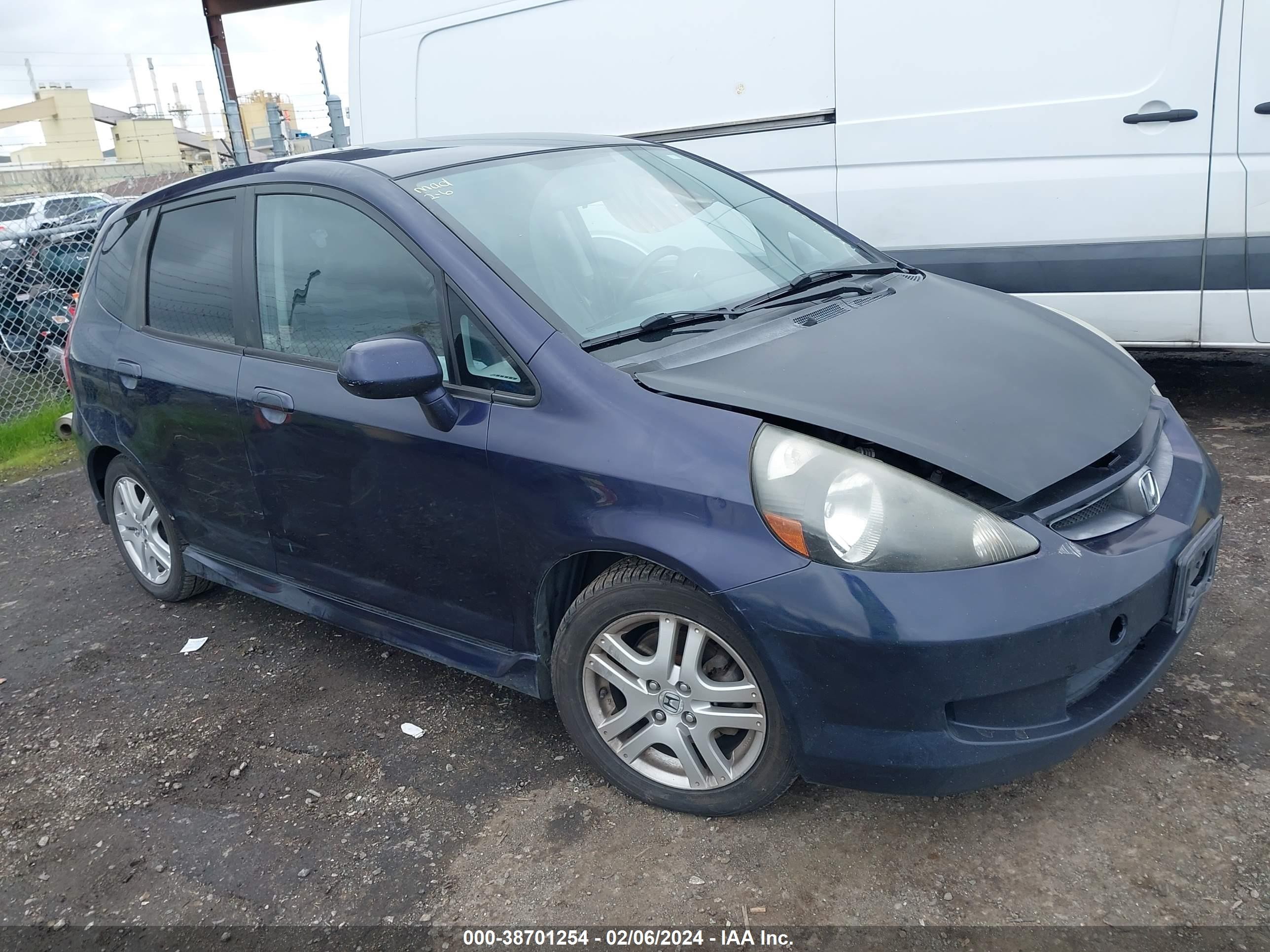 HONDA FIT 2008 jhmgd37628s038407