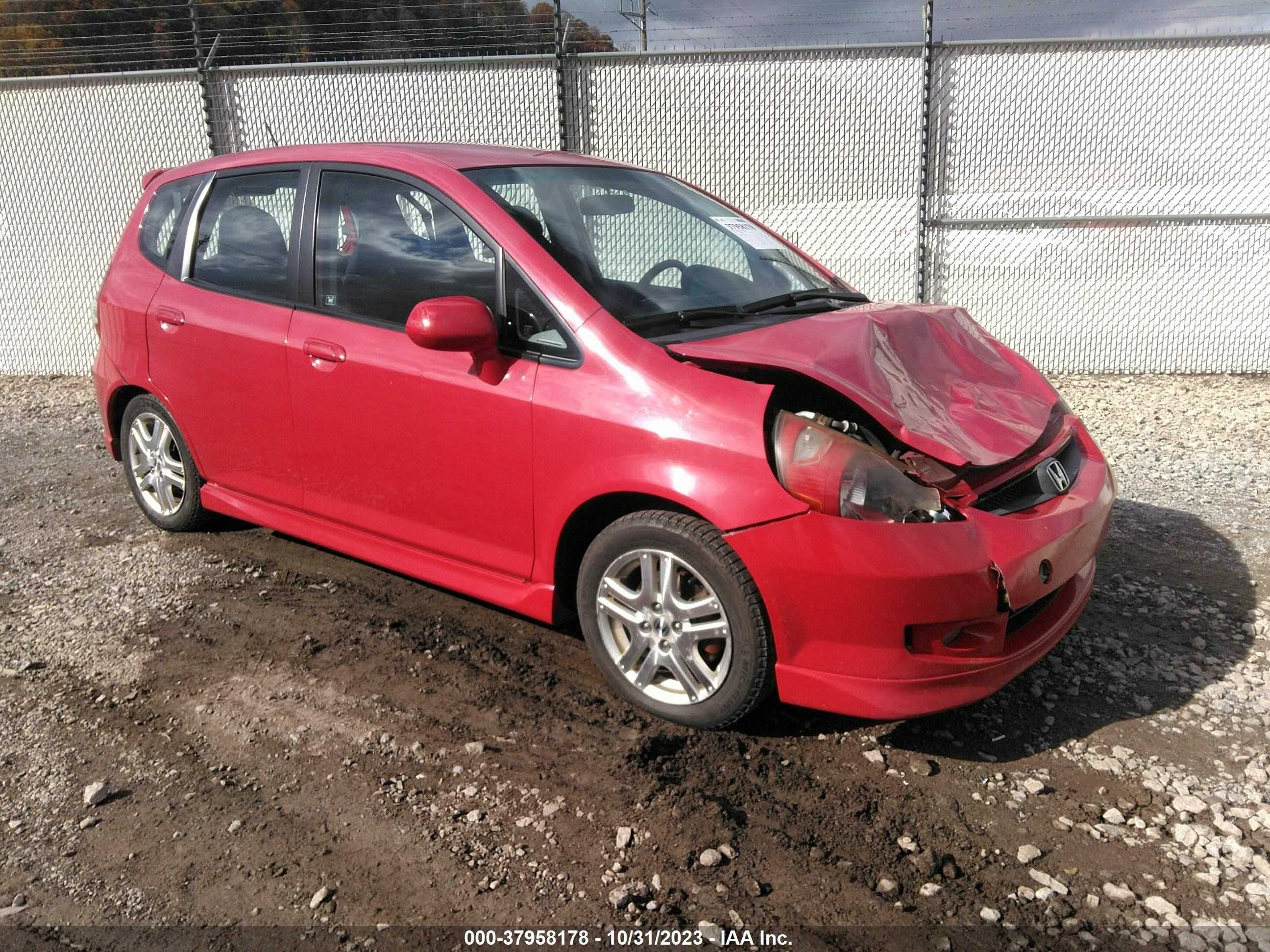 HONDA FIT 2007 jhmgd37637s012056