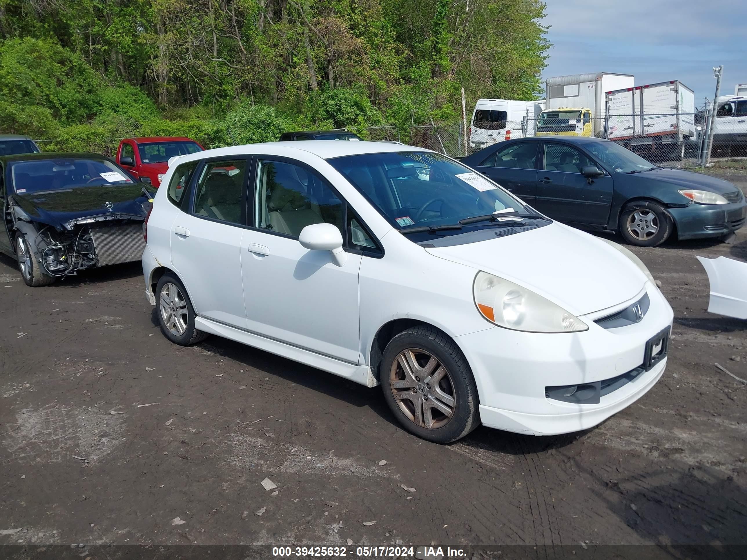 HONDA FIT 2007 jhmgd37647s063985