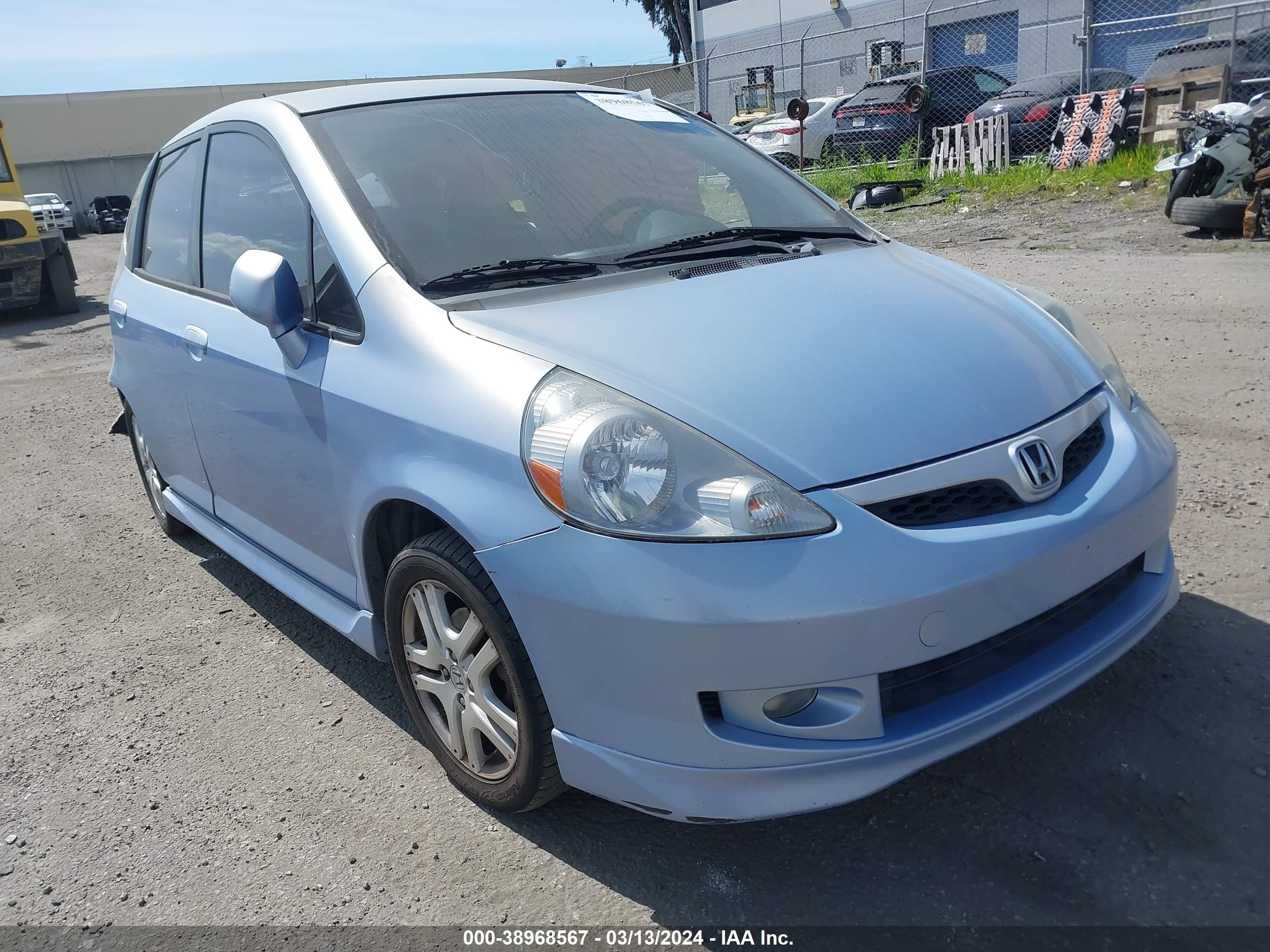 HONDA FIT 2008 jhmgd37658s022508