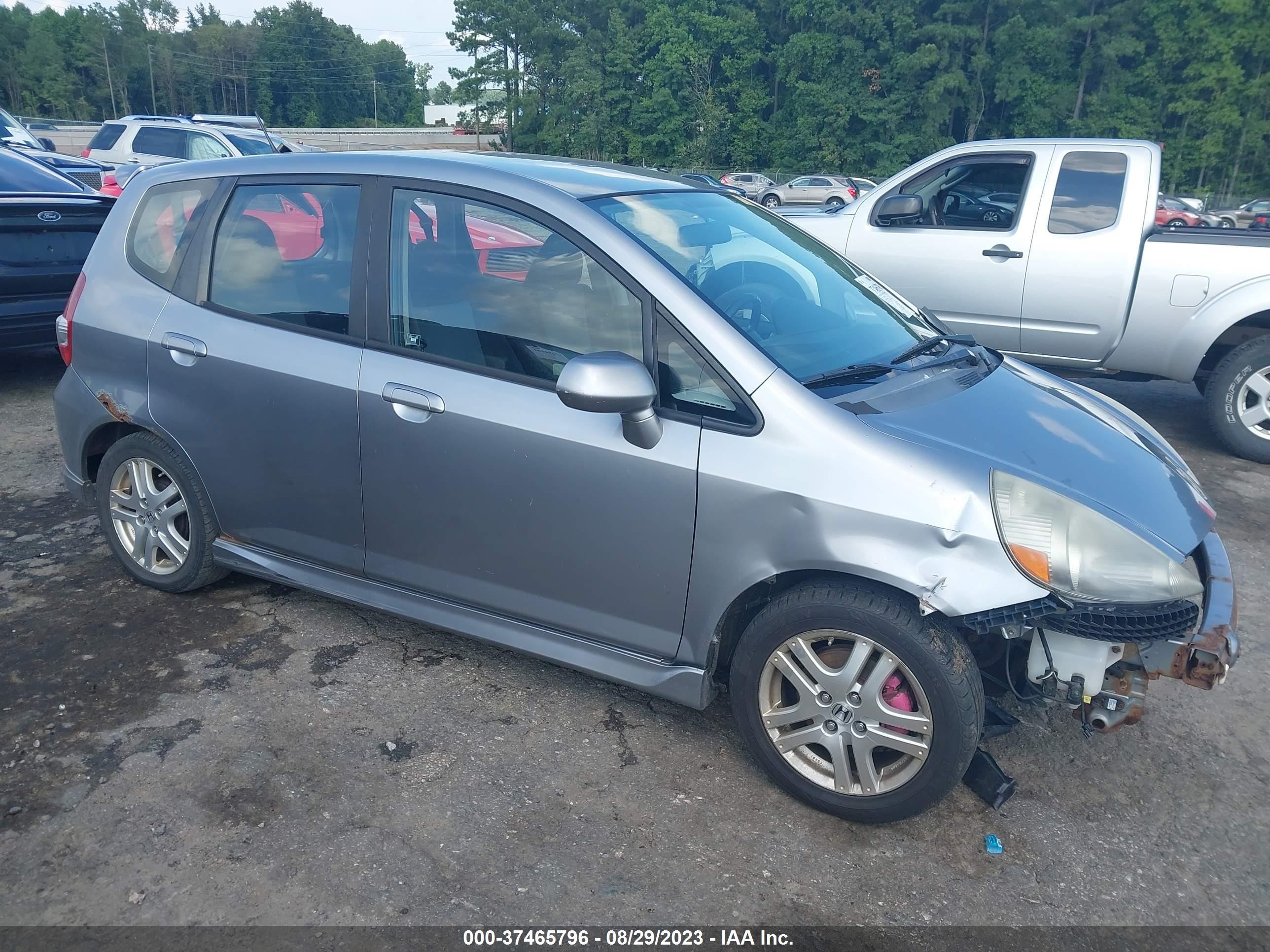 HONDA FIT 2008 jhmgd37678s005998