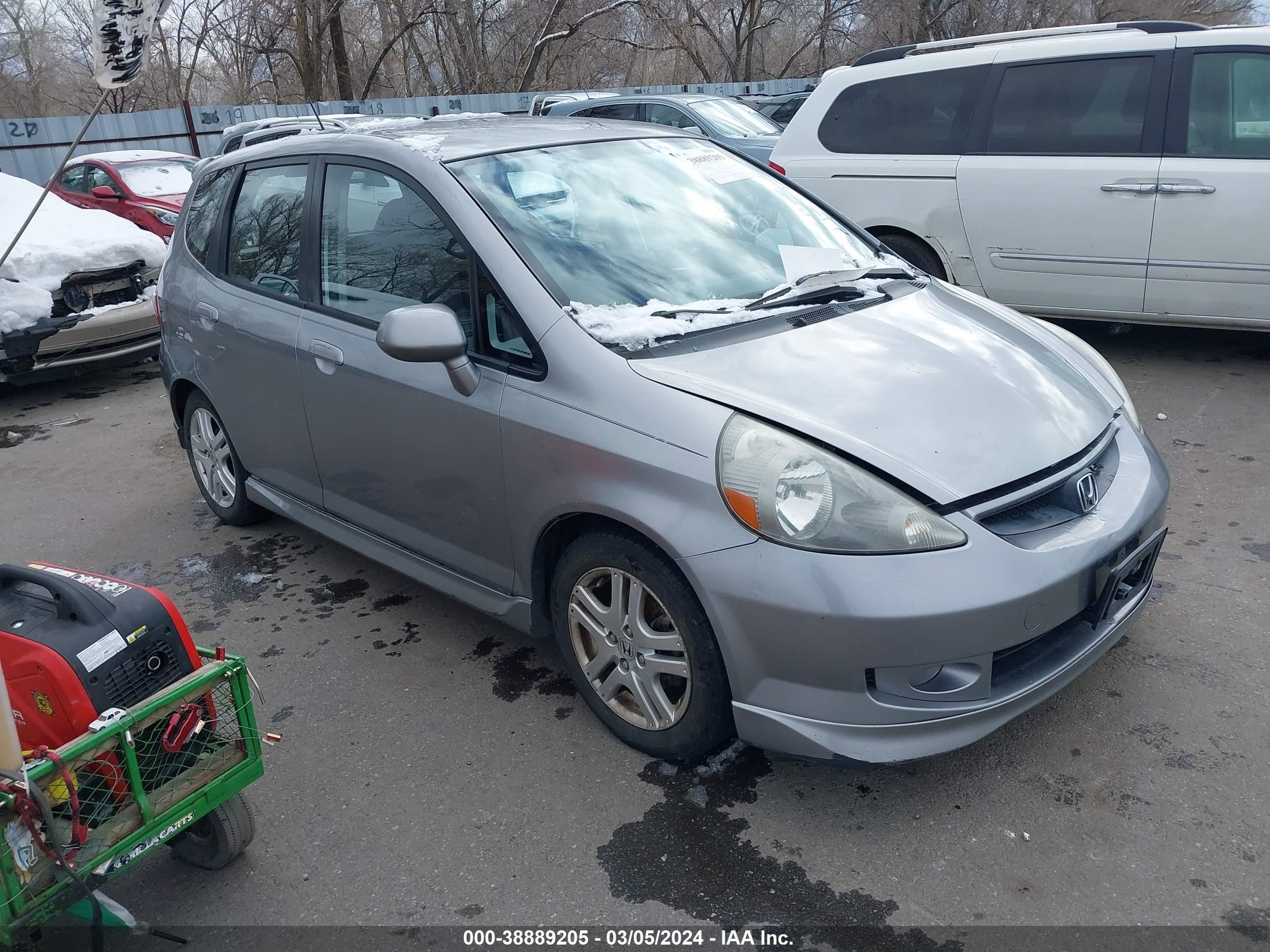 HONDA FIT 2008 jhmgd37688s019585