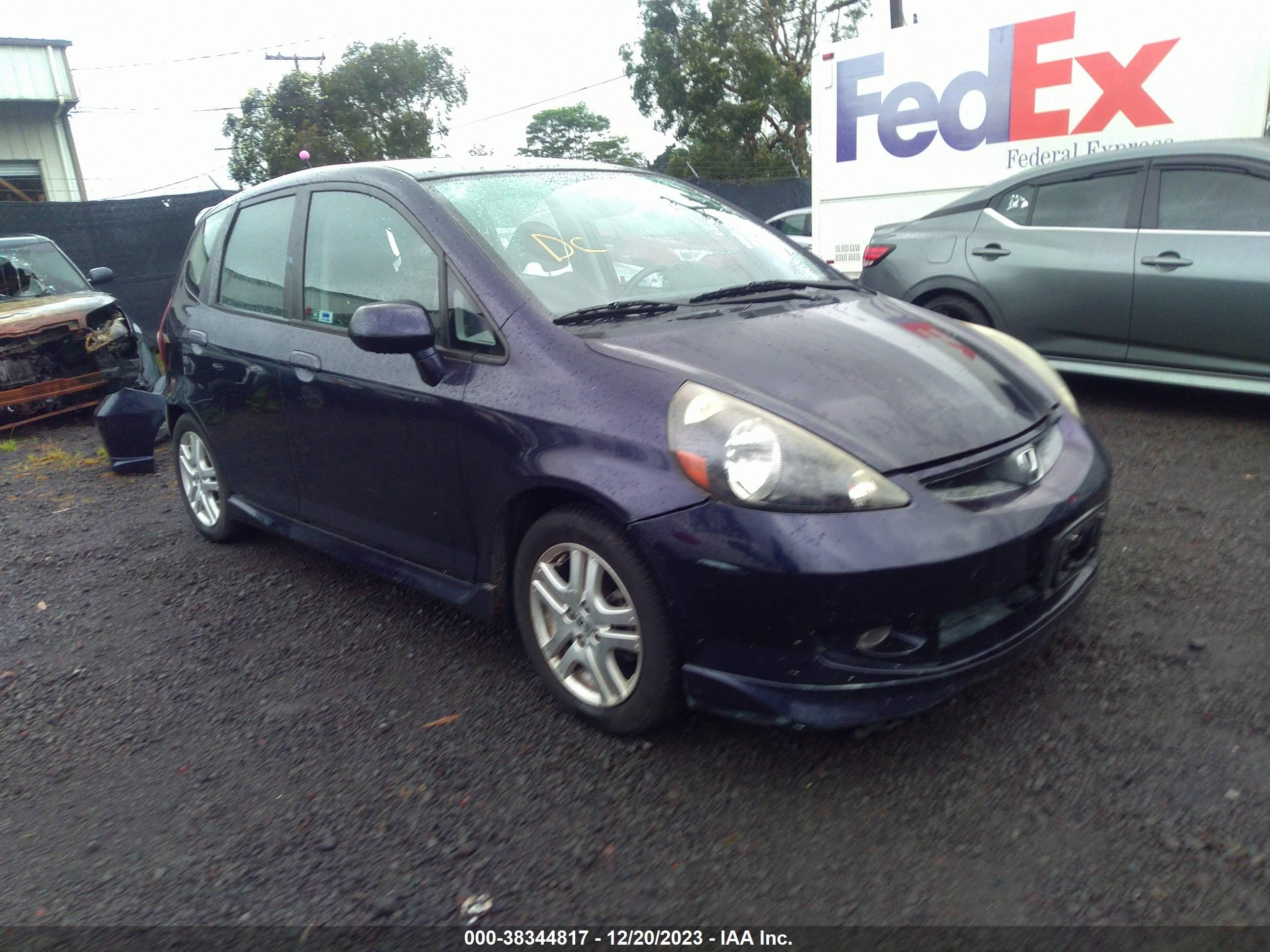 HONDA FIT 2008 jhmgd37688s072657