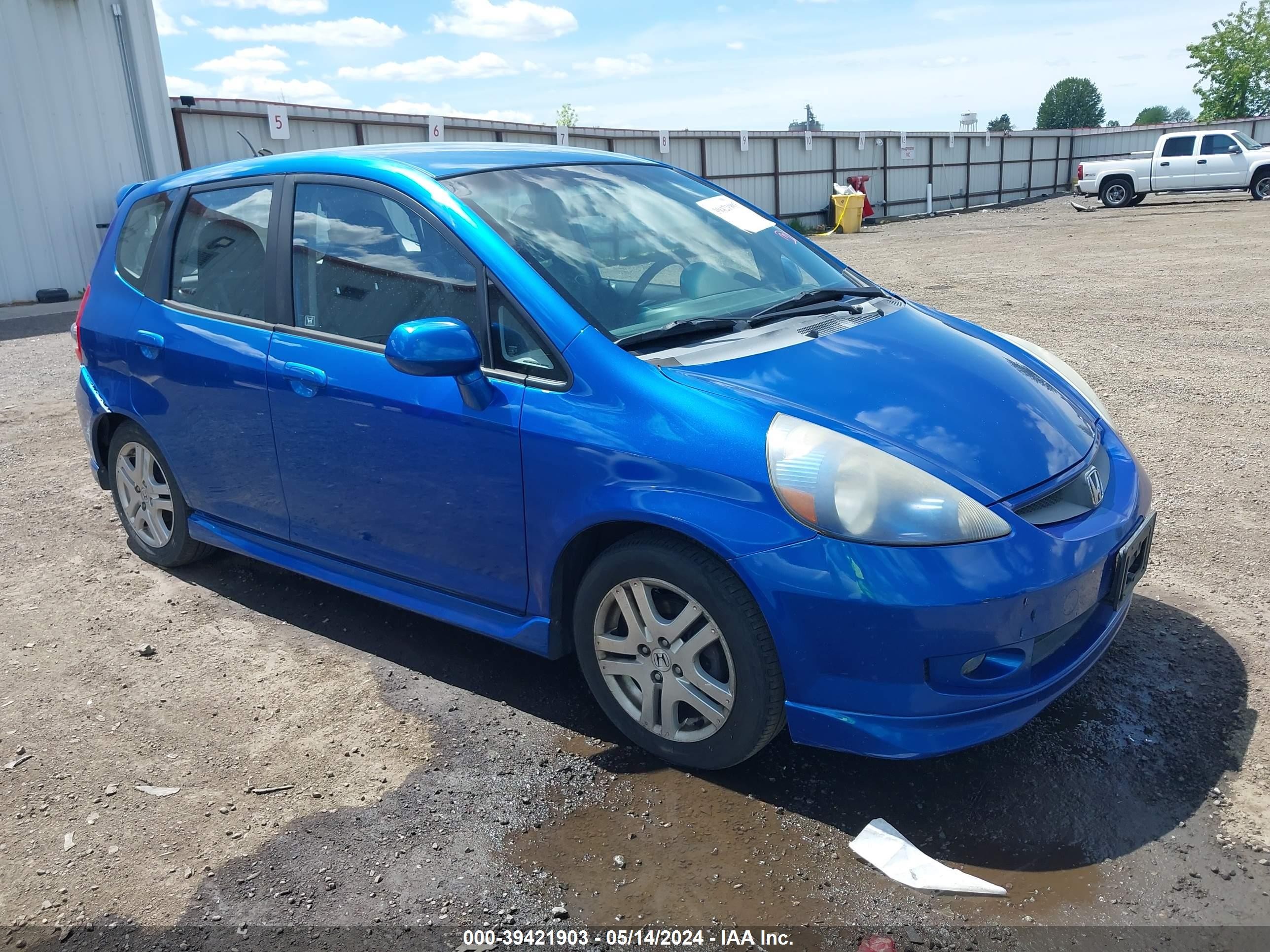 HONDA FIT 2007 jhmgd37697s057311