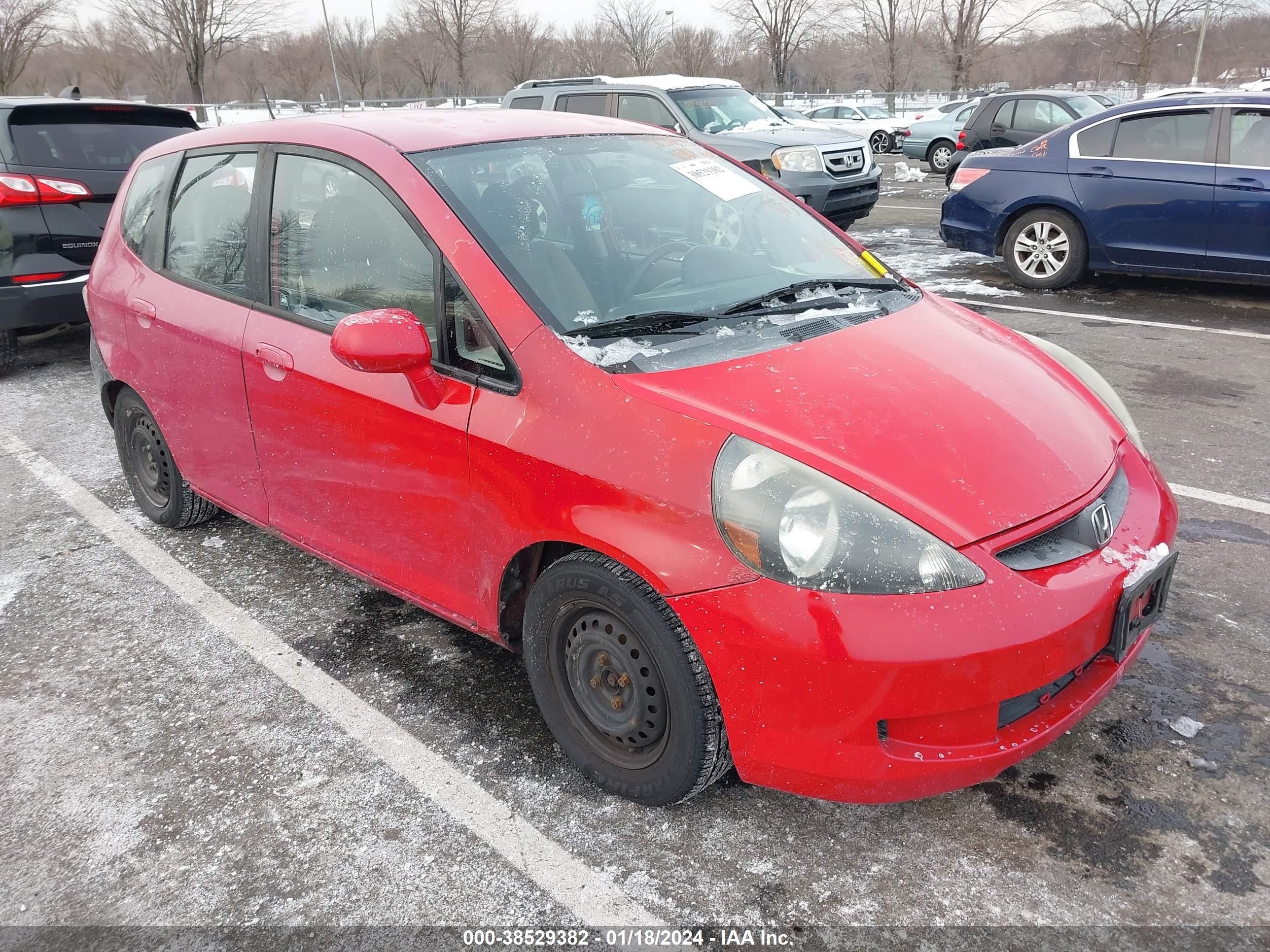 HONDA FIT 2007 jhmgd38407s032777