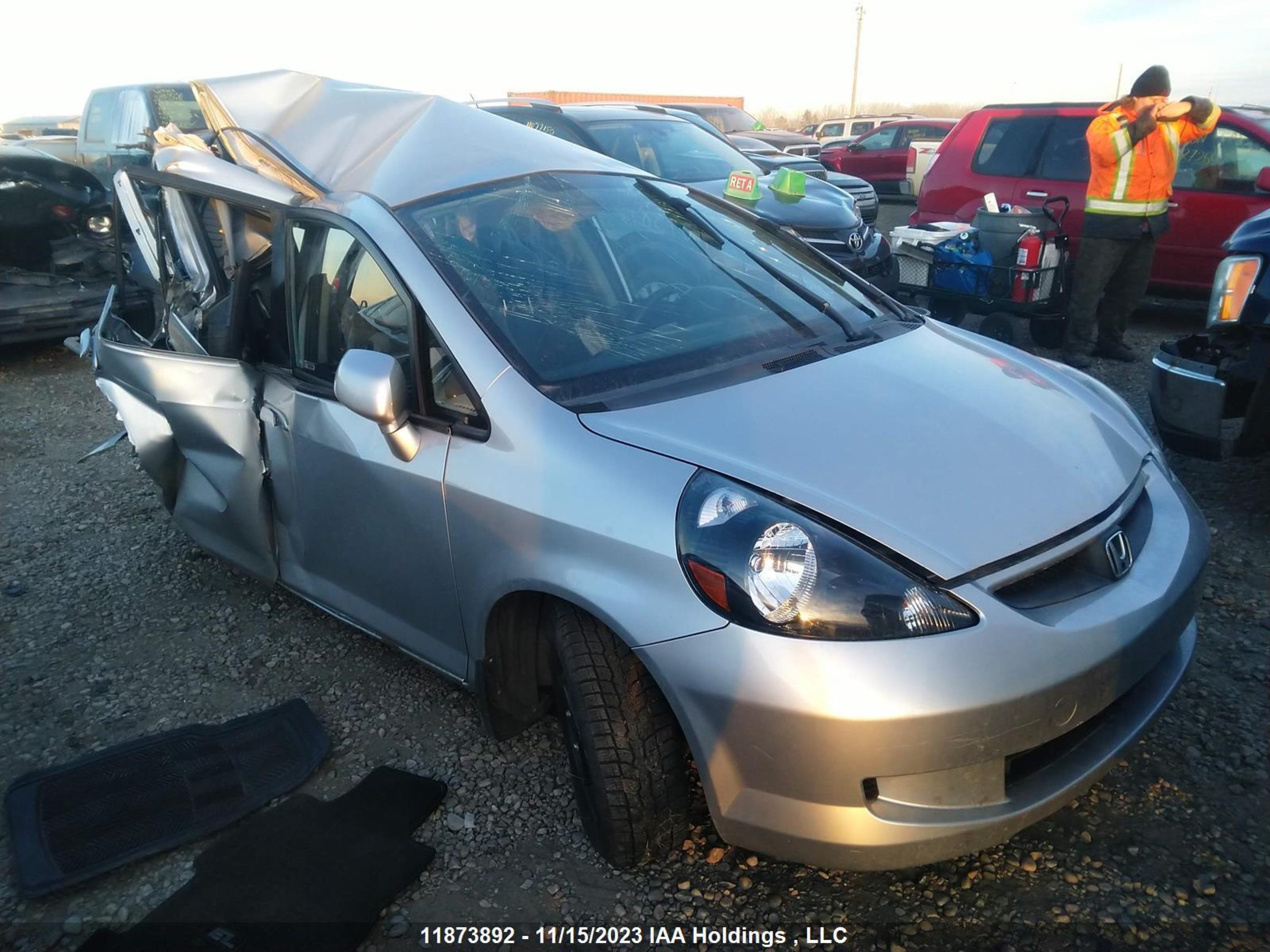 HONDA FIT 2007 jhmgd38407s807241