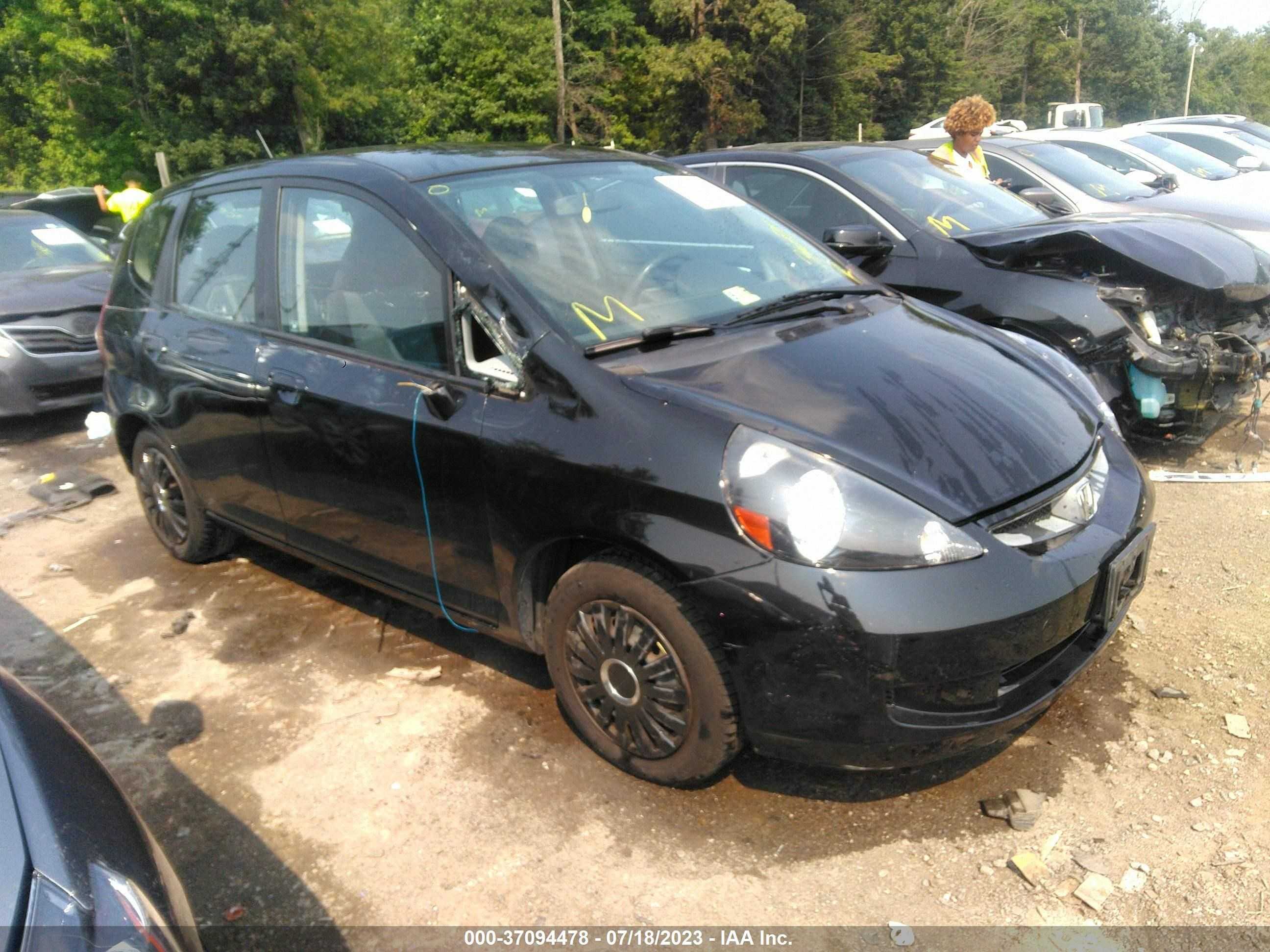 HONDA FIT 2008 jhmgd38408s058197