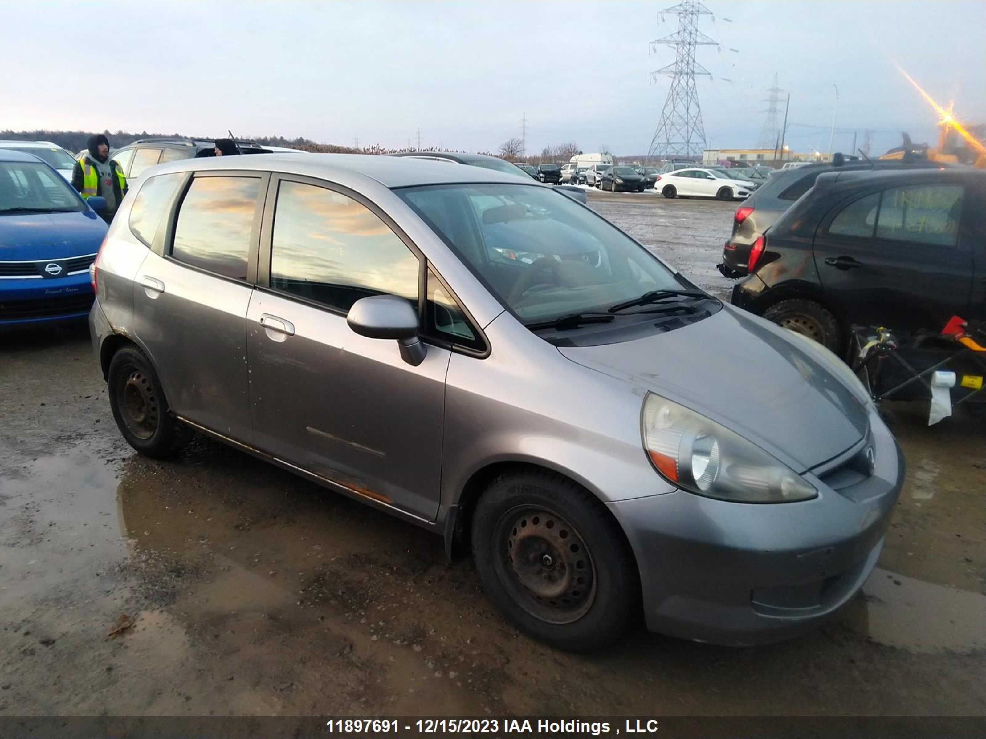 HONDA FIT 2007 jhmgd38417s803599