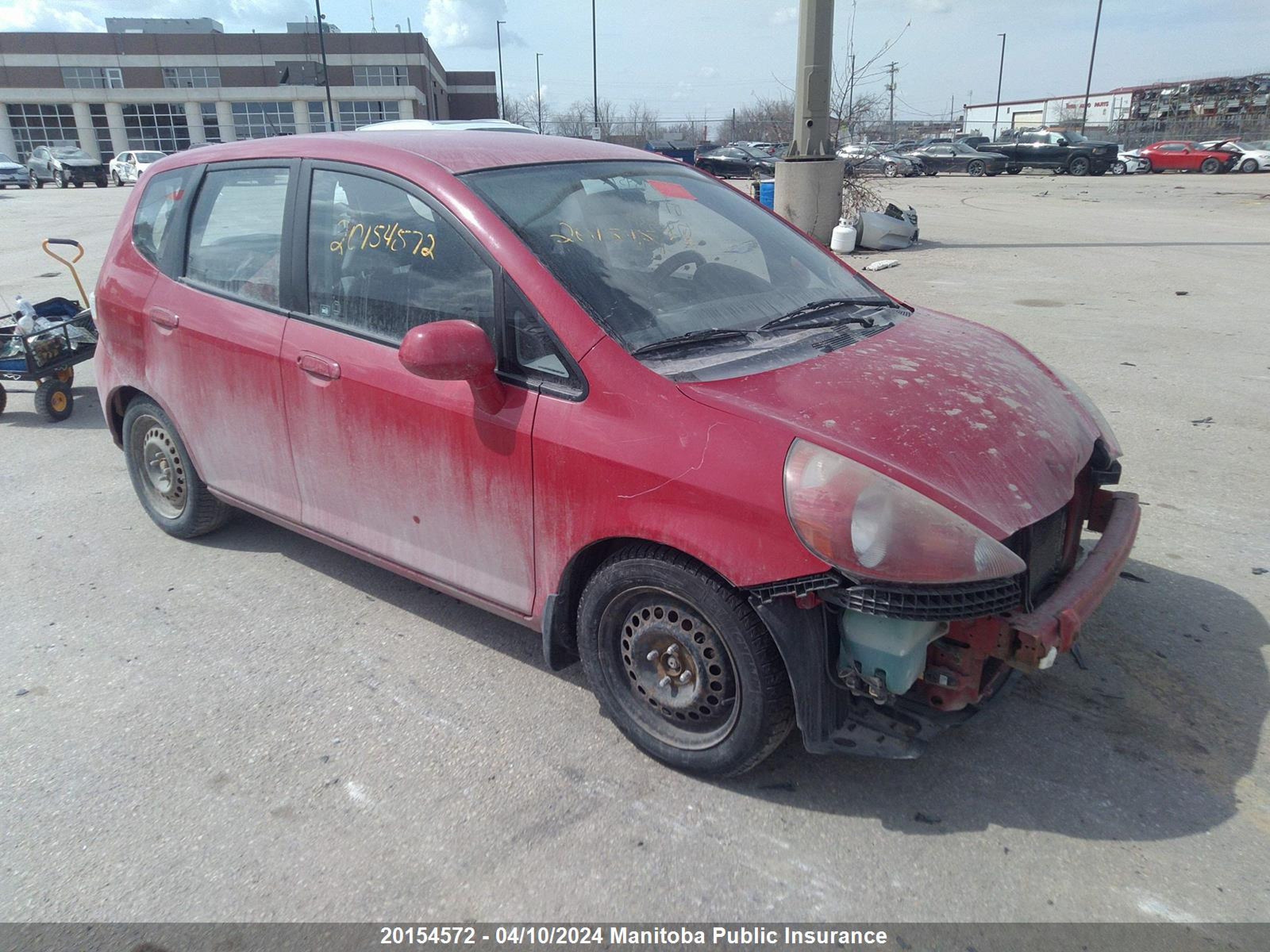 HONDA FIT 2007 jhmgd38417s805319