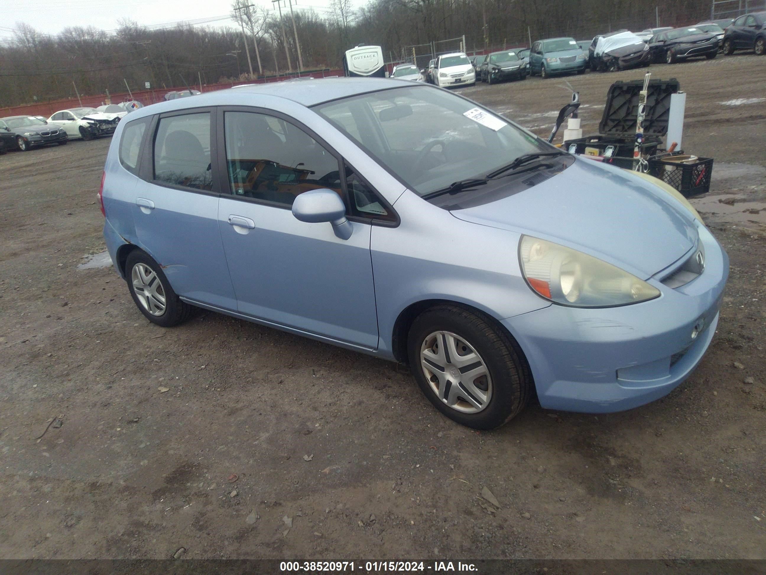 HONDA FIT 2008 jhmgd38418s071279