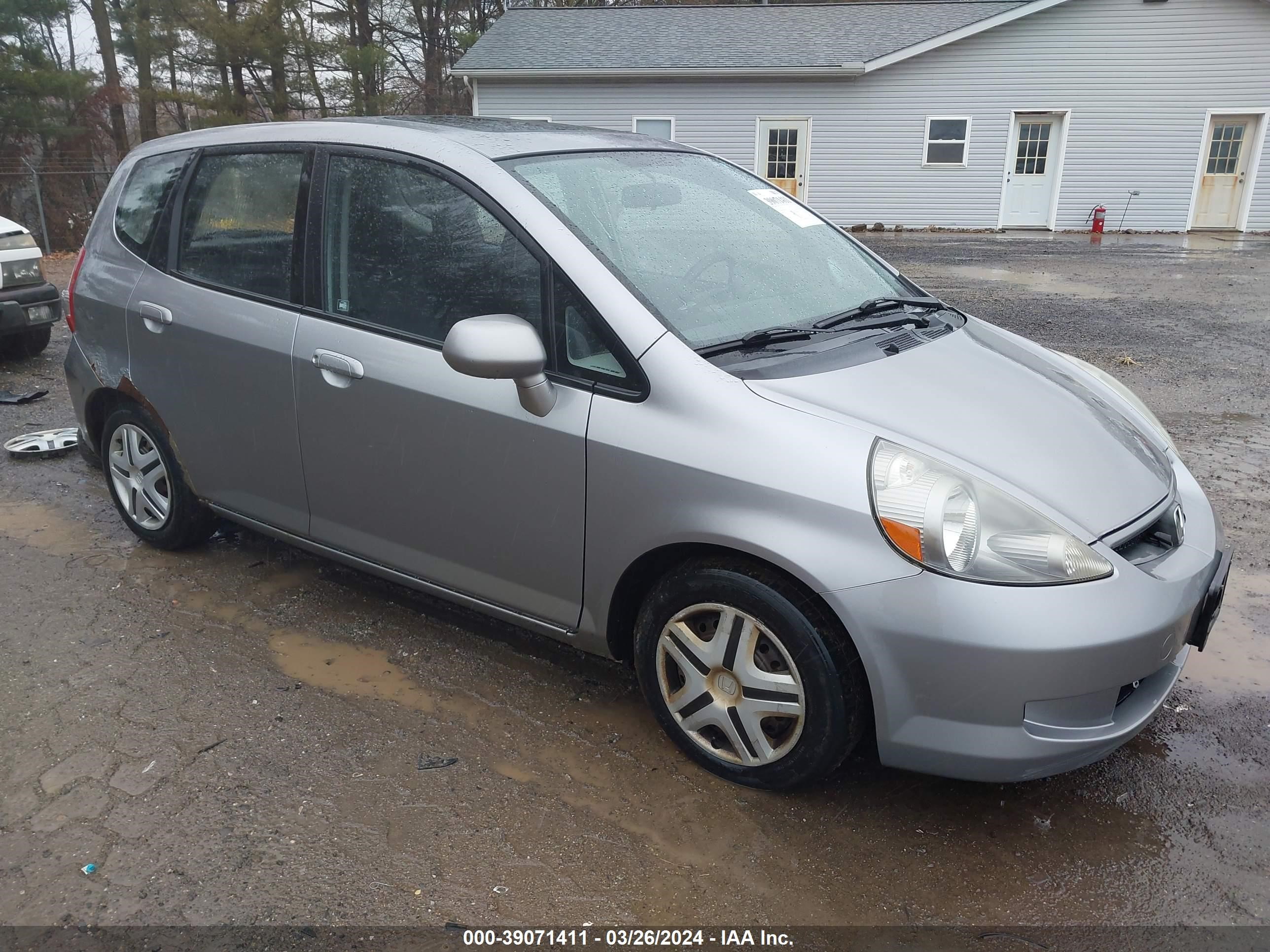 HONDA FIT 2007 jhmgd38427s029377