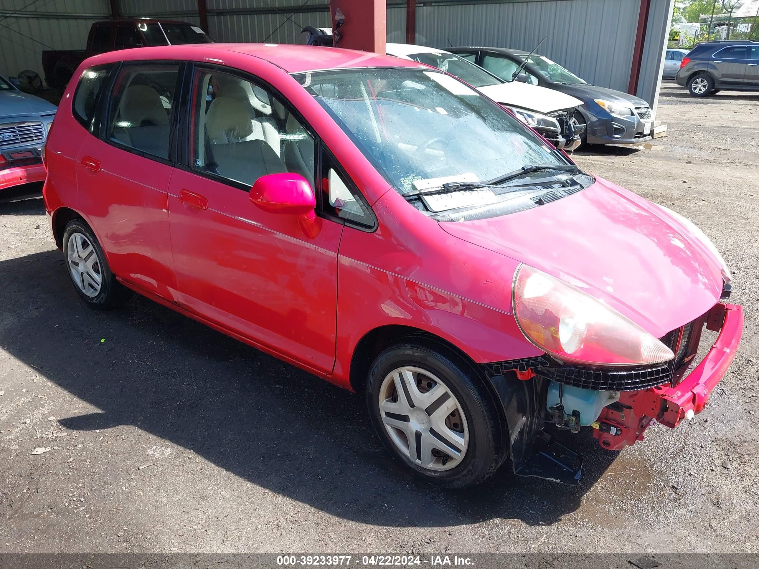 HONDA FIT 2007 jhmgd38427s030691