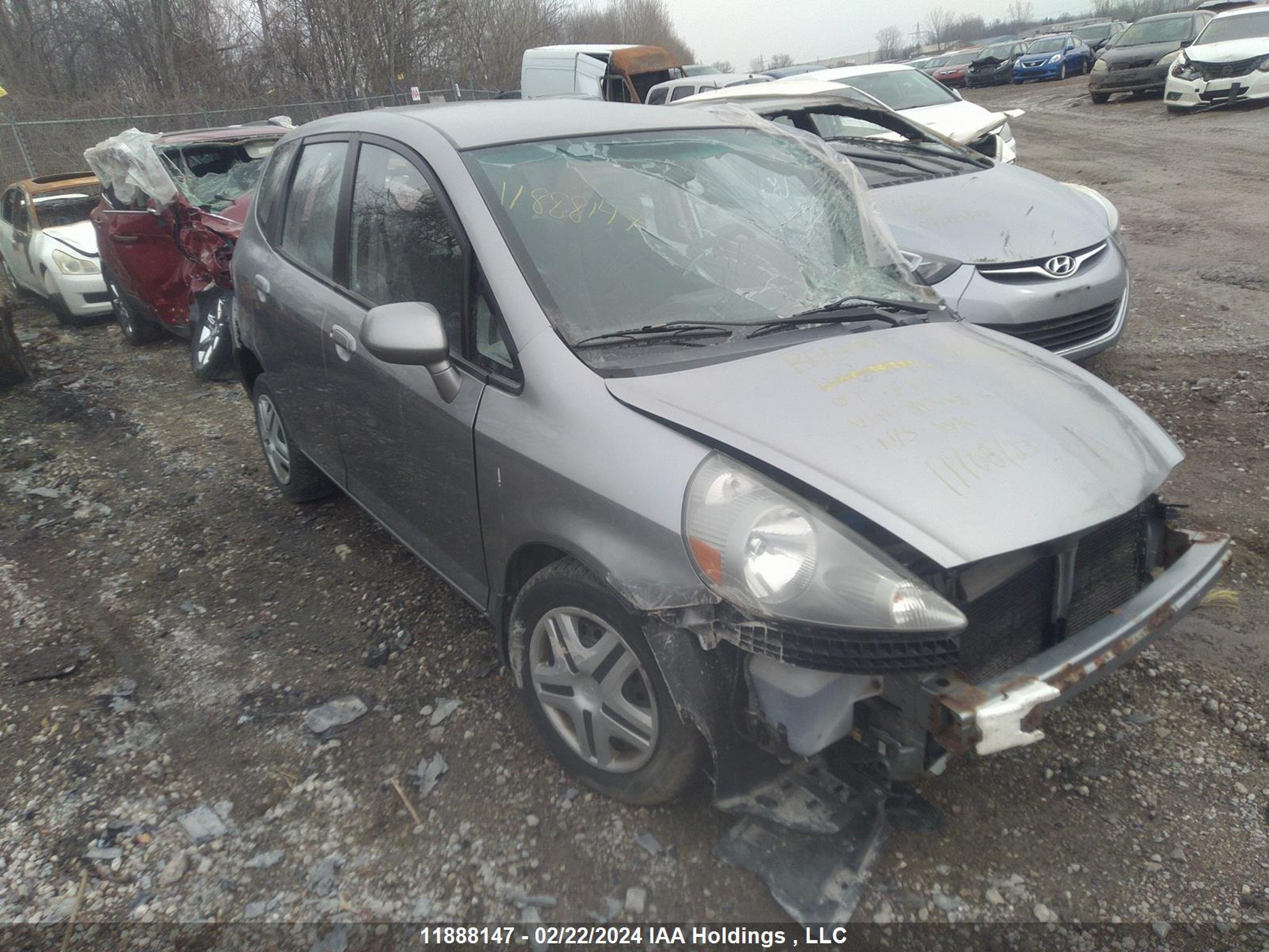 HONDA FIT 2007 jhmgd38427s813168