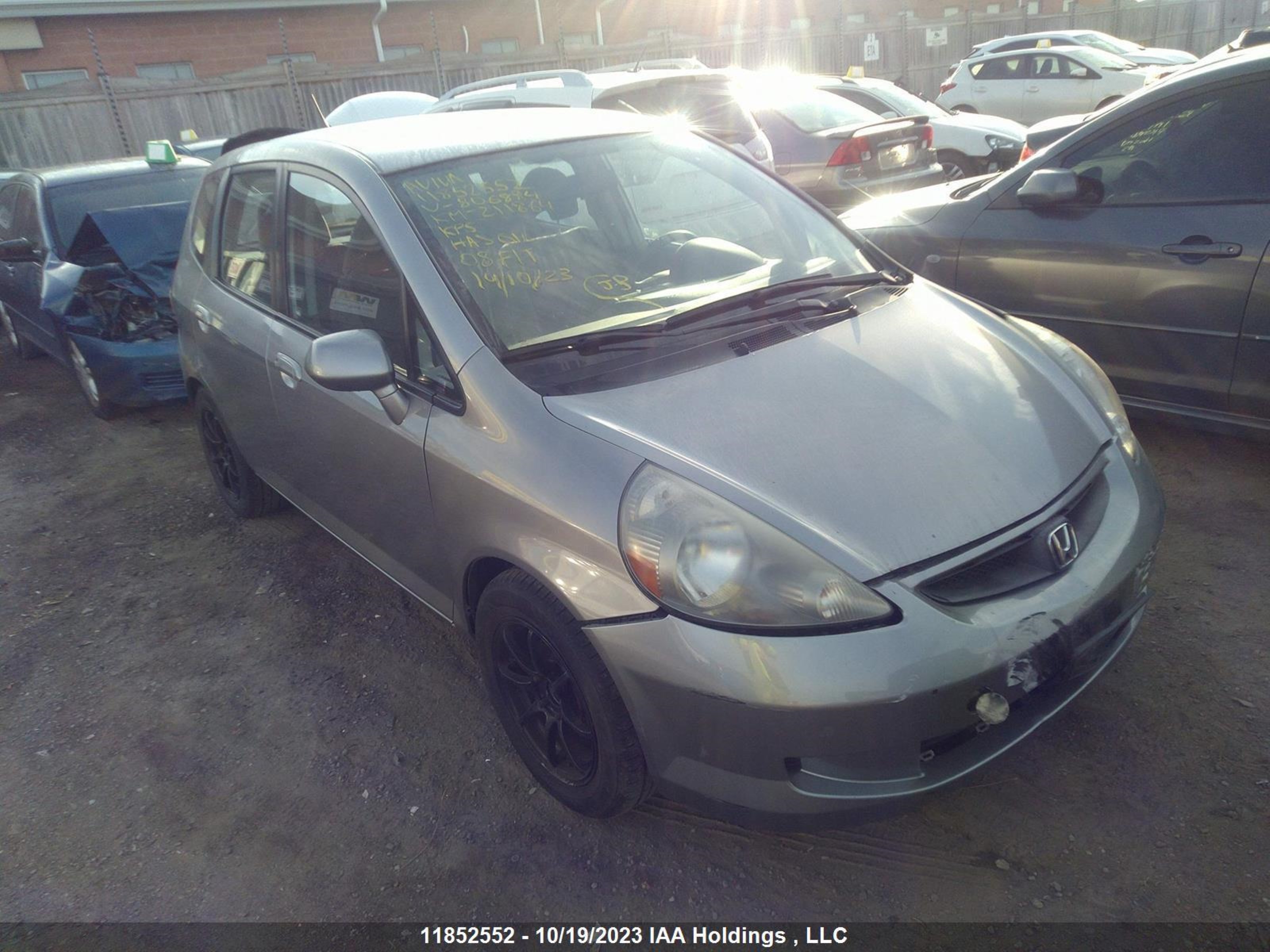 HONDA FIT 2008 jhmgd38428s806884