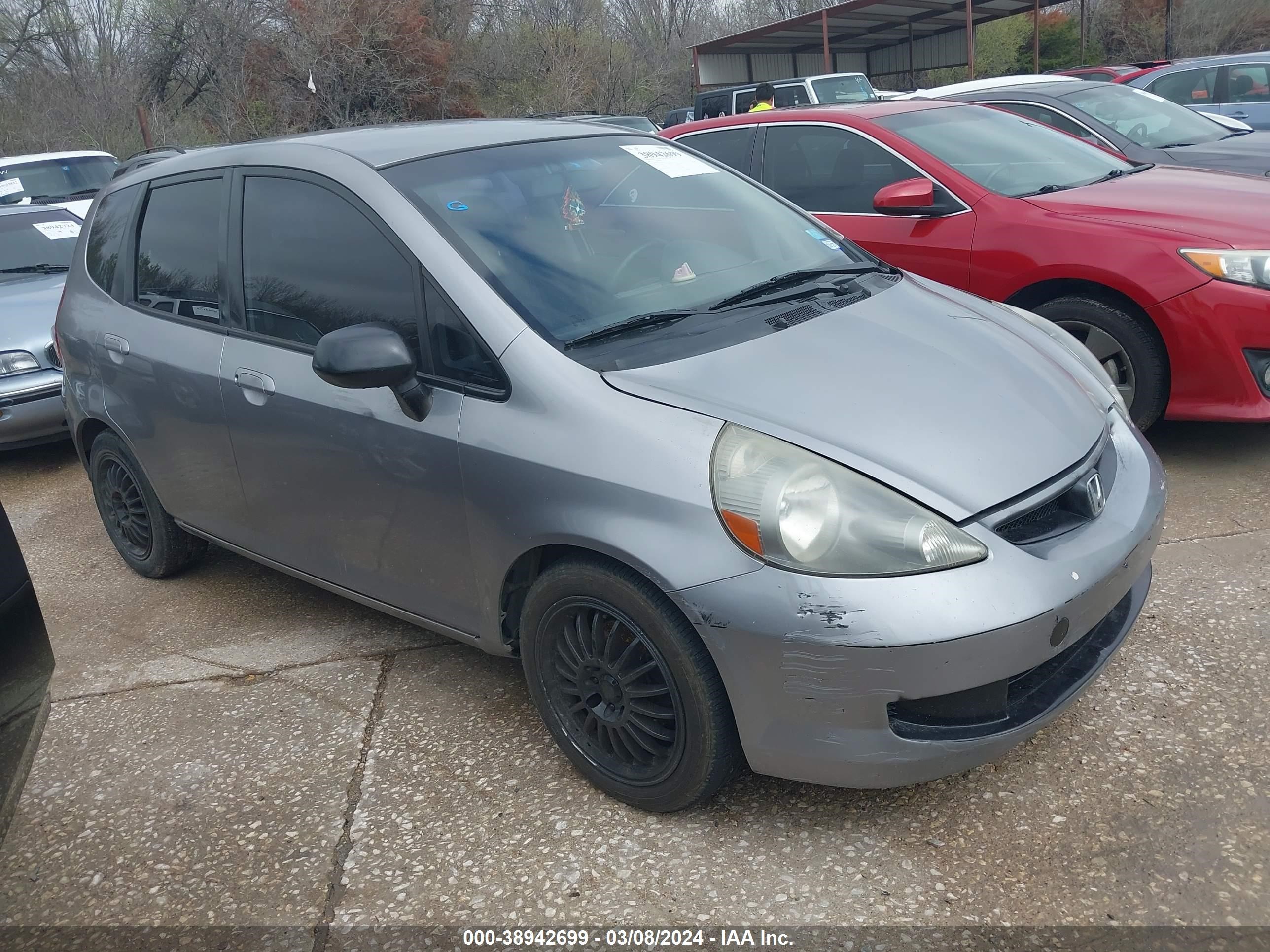 HONDA FIT 2007 jhmgd38437s023202