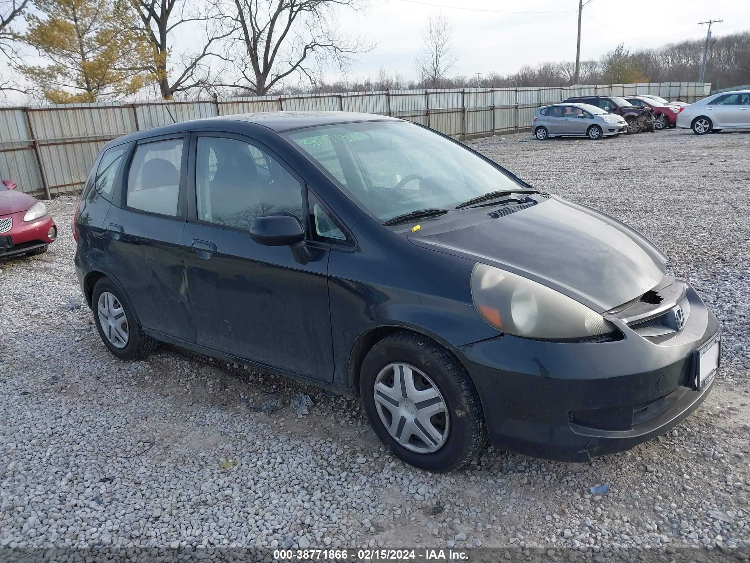 HONDA FIT 2008 jhmgd38438s019412