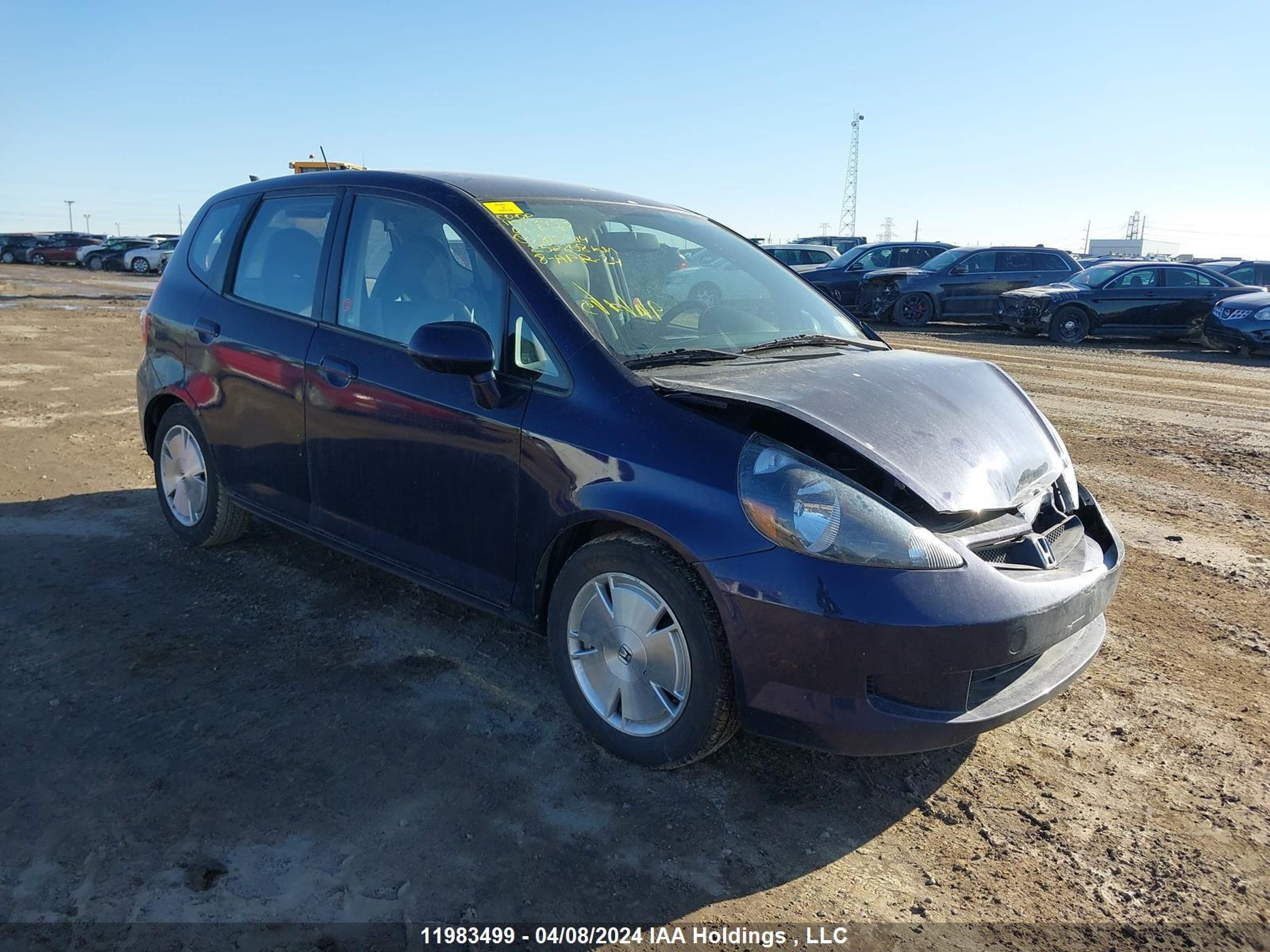 HONDA FIT 2008 jhmgd38438s810314