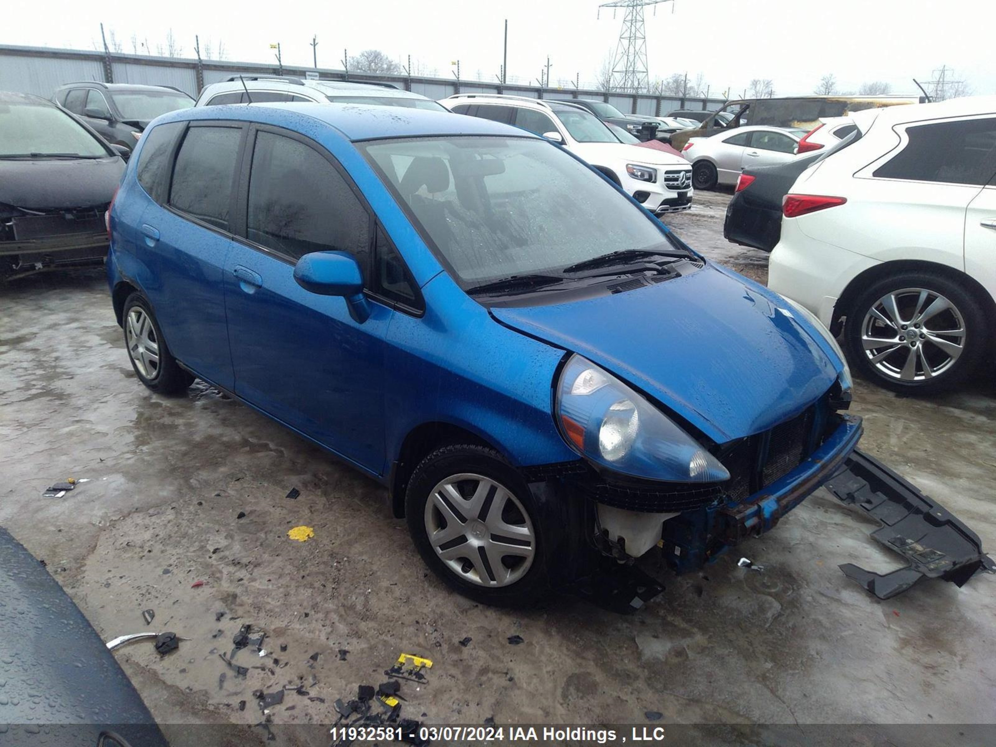 HONDA FIT 2008 jhmgd38438s810734