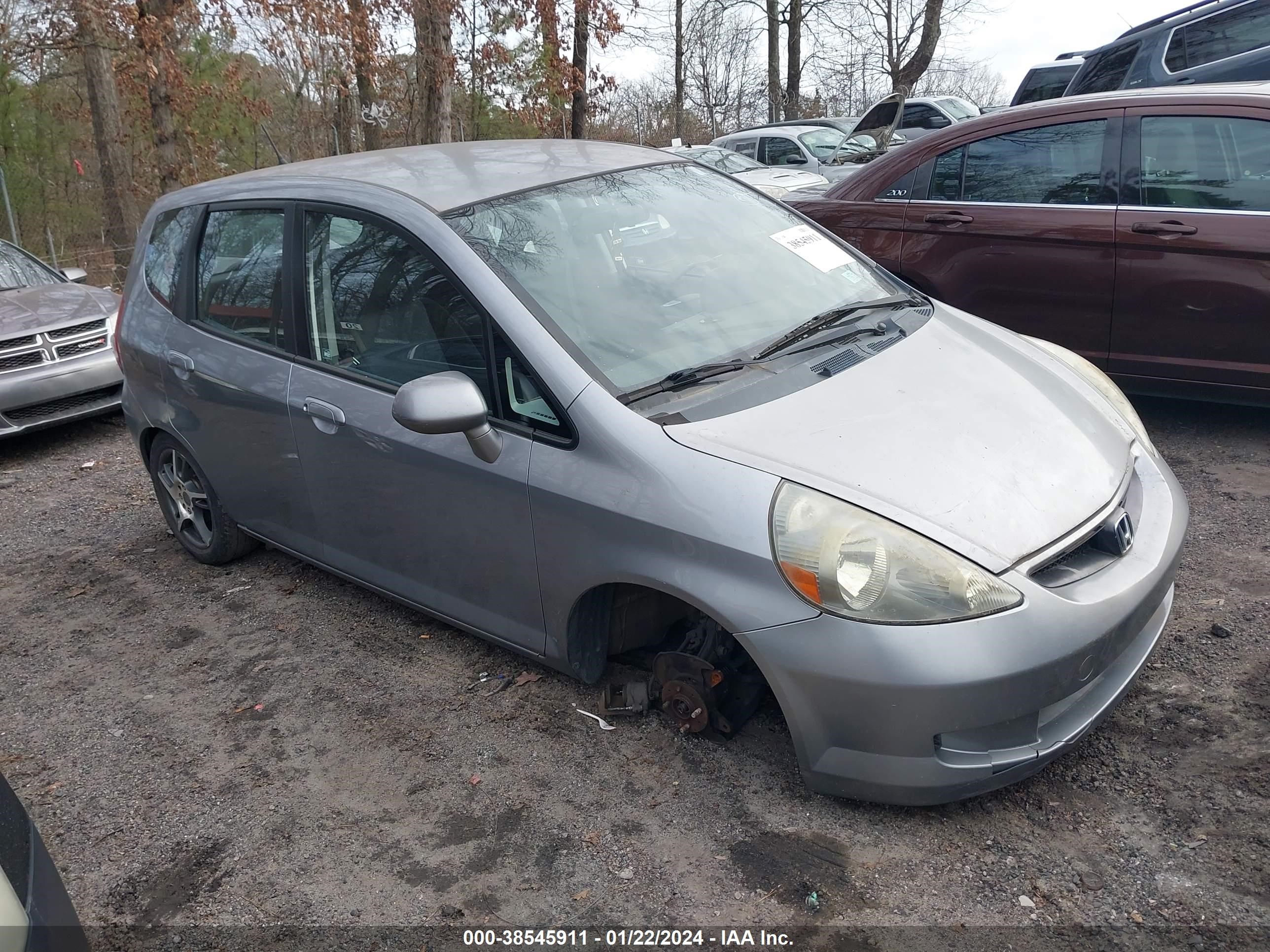 HONDA FIT 2007 jhmgd38457s050711