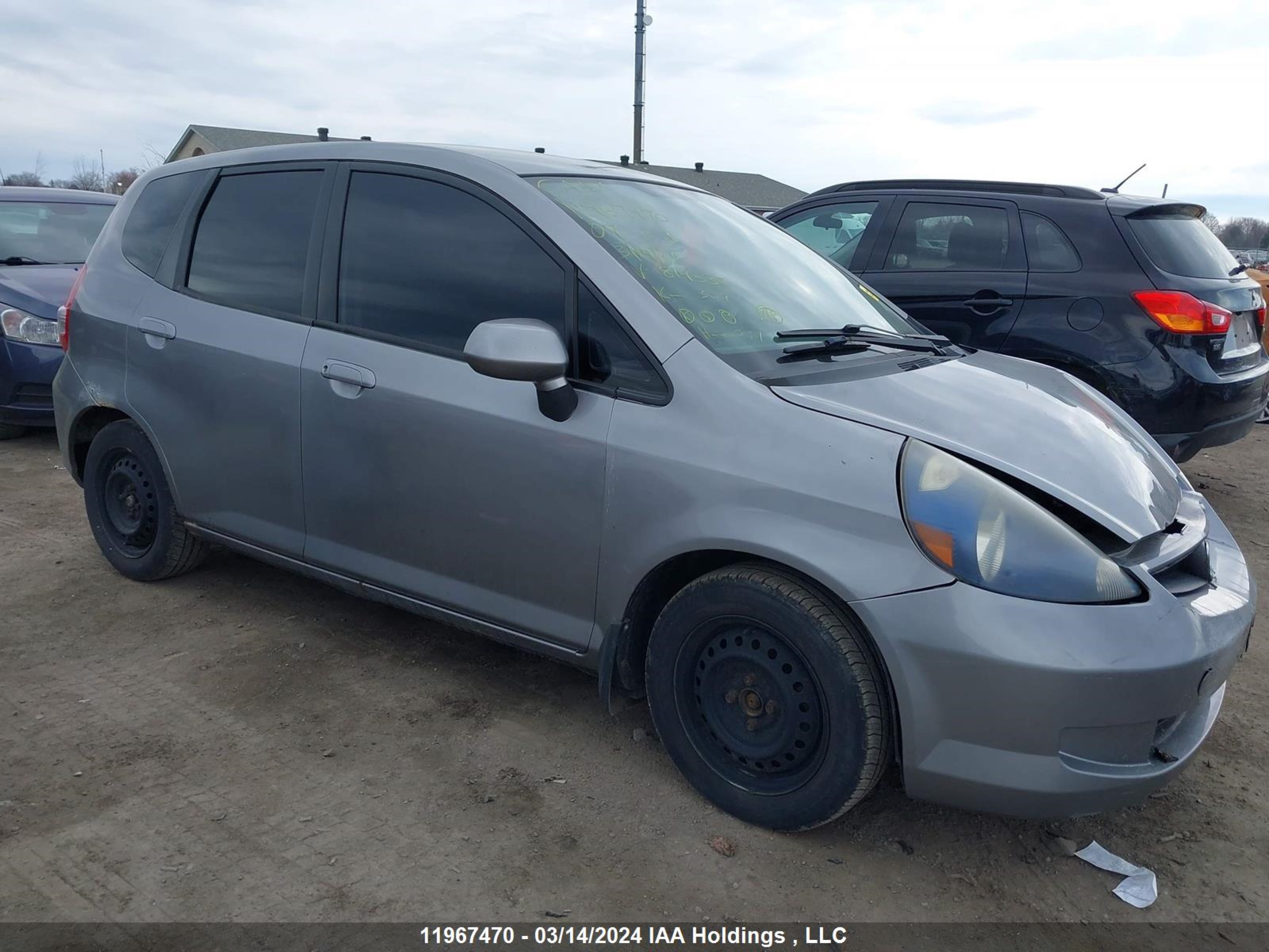 HONDA FIT 2007 jhmgd38467s819538