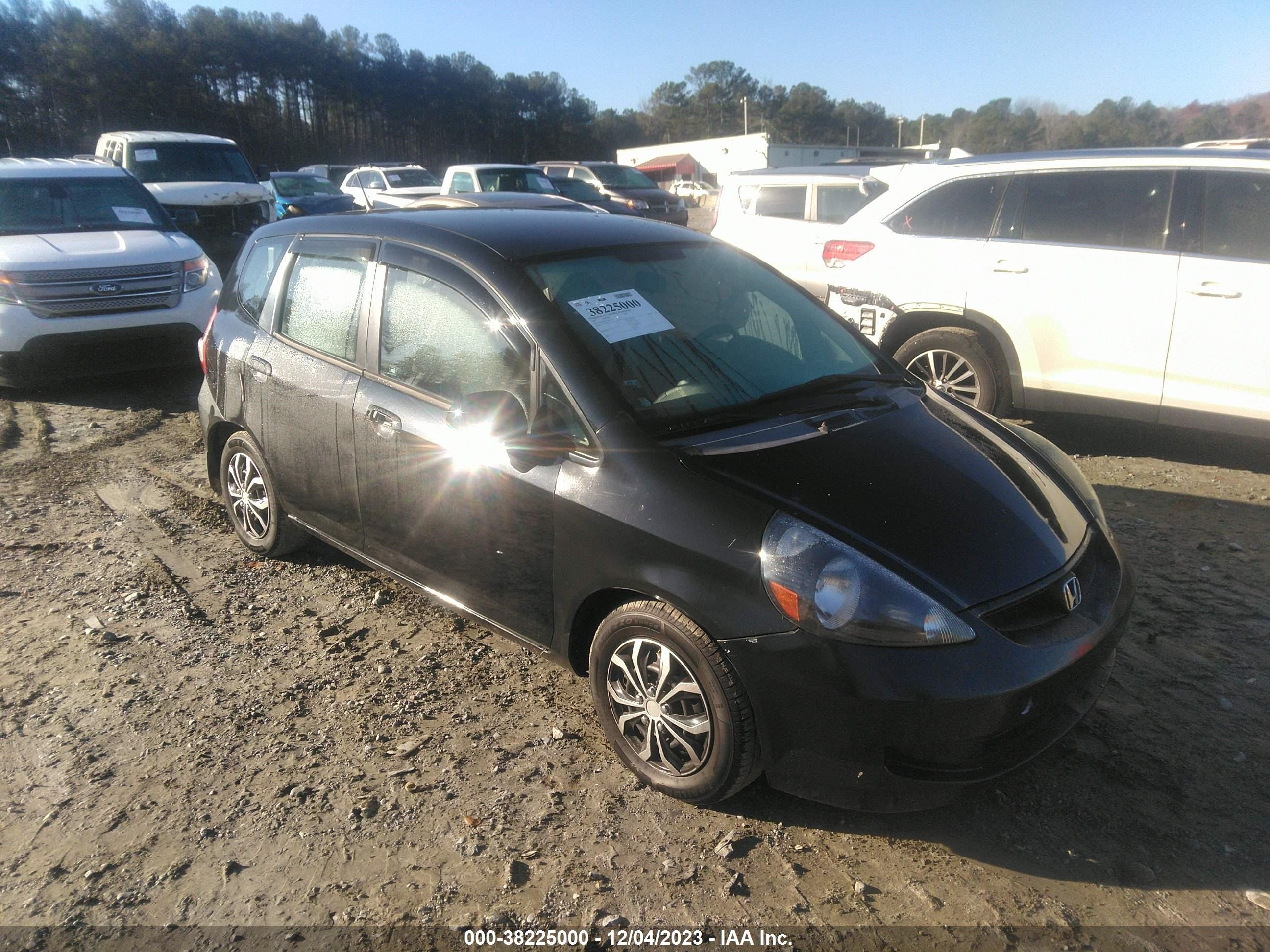 HONDA FIT 2007 jhmgd38477s011313