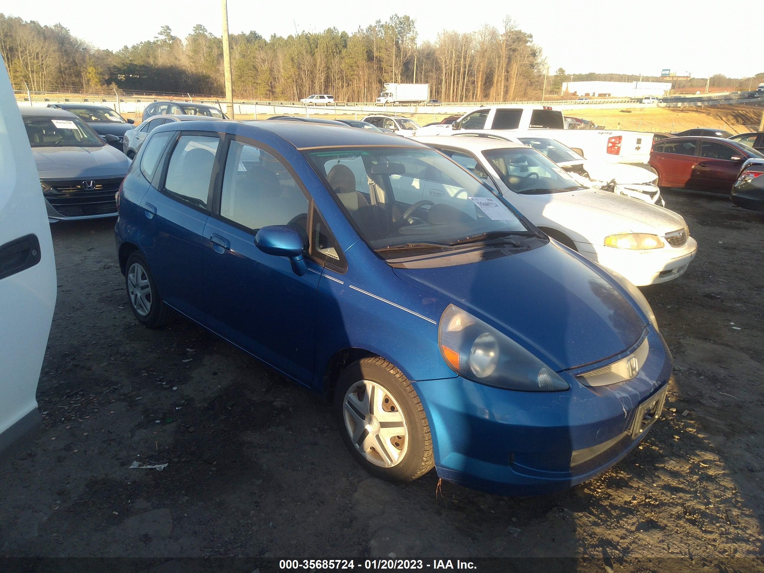 HONDA FIT 2008 jhmgd38488s003576