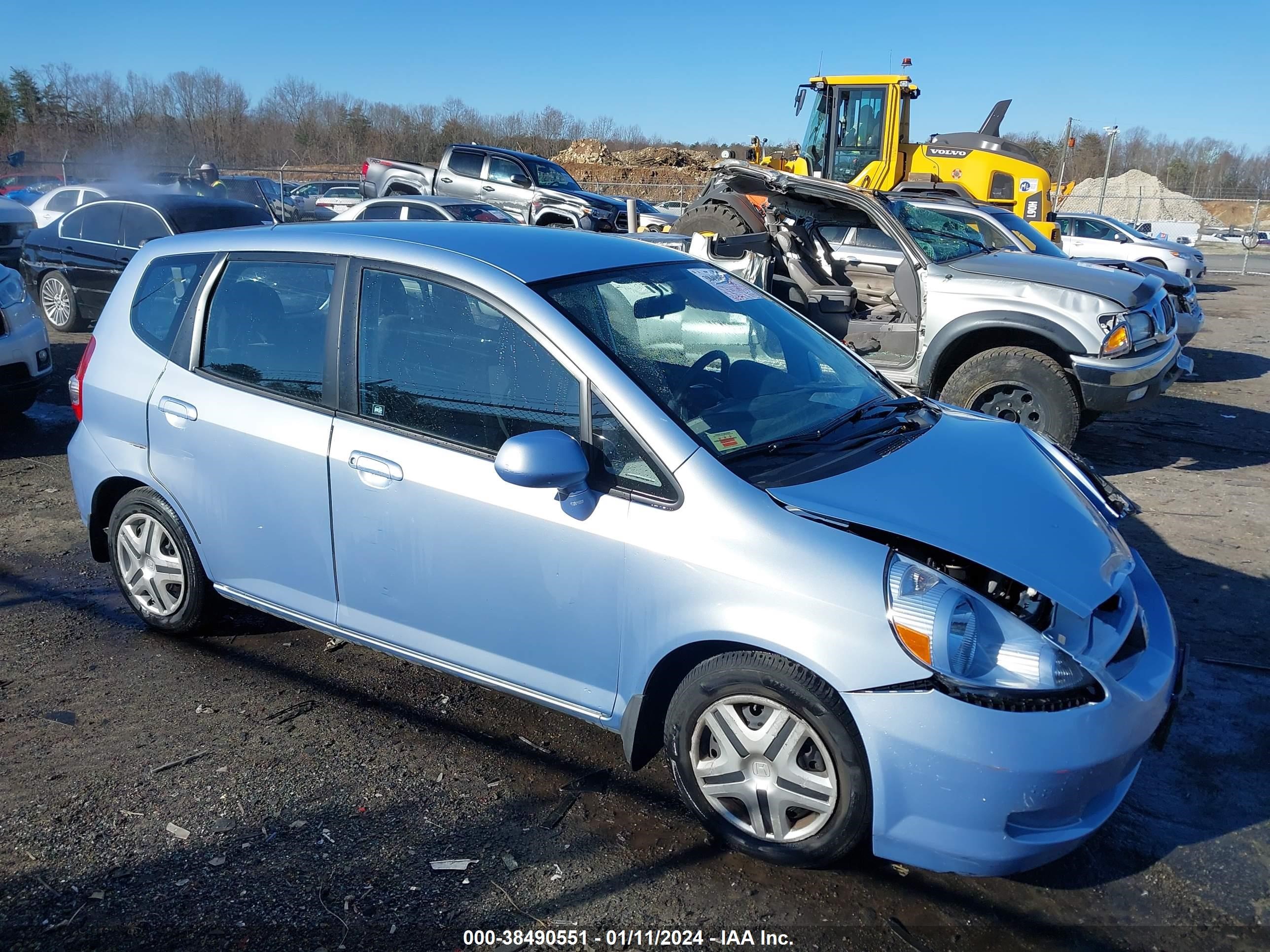 HONDA FIT 2008 jhmgd38488s071263