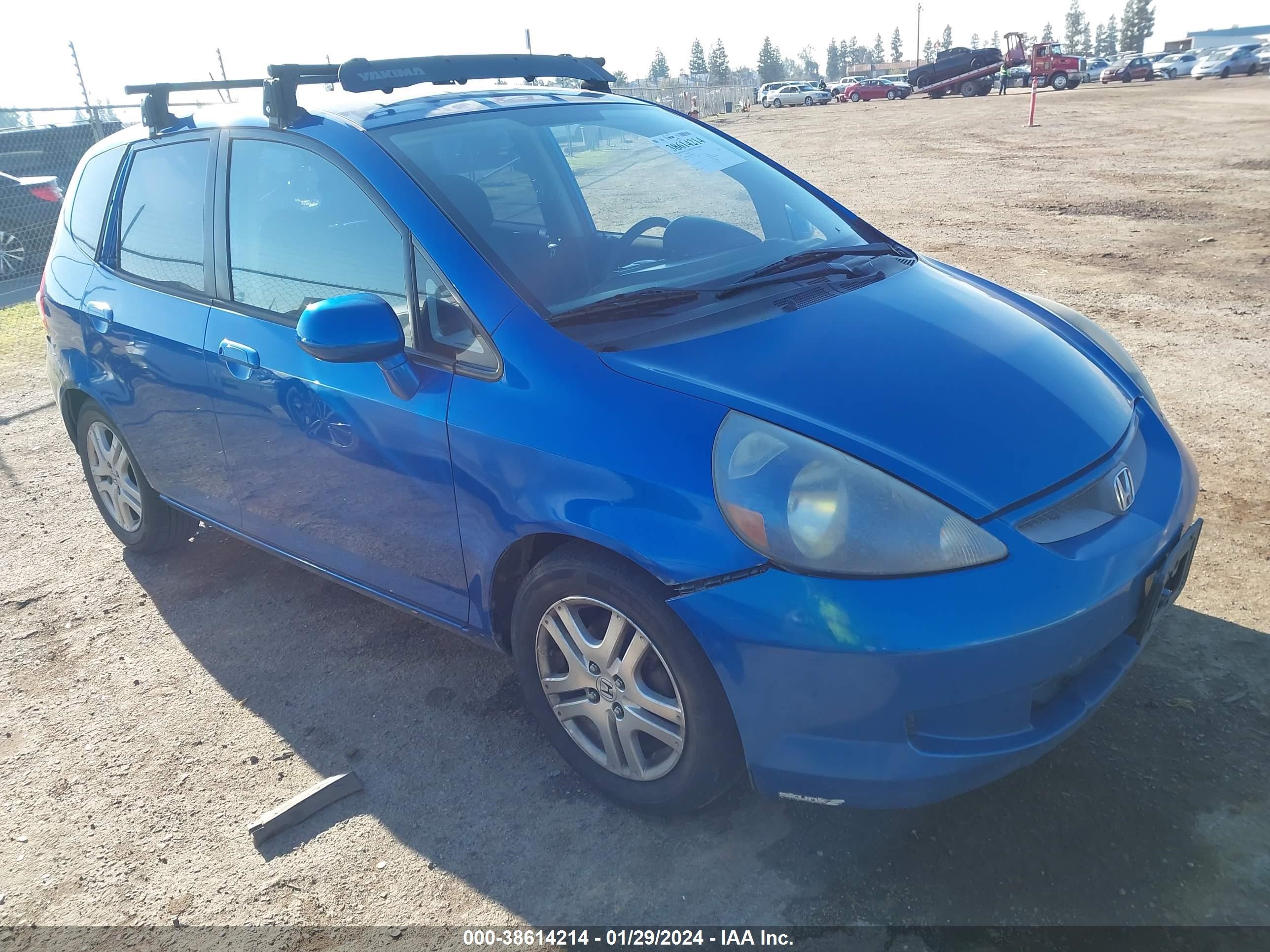 HONDA FIT 2007 jhmgd38497s010860