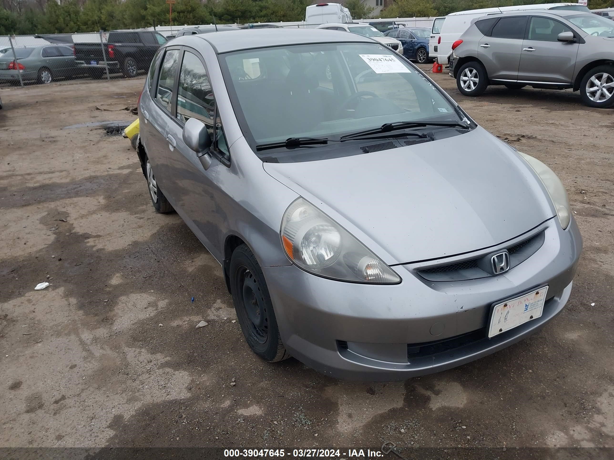 HONDA FIT 2008 jhmgd38498s026249