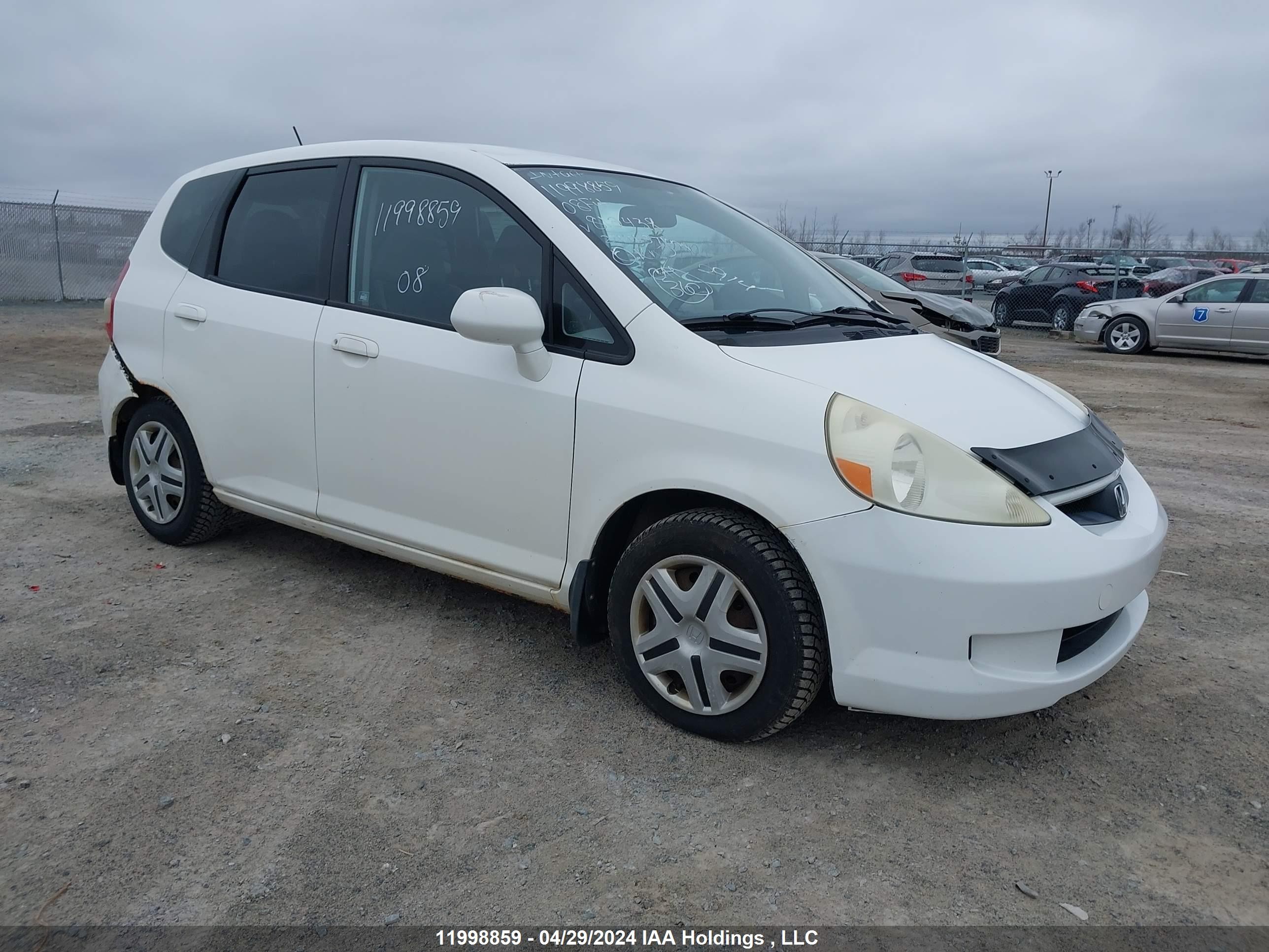 HONDA FIT 2008 jhmgd38498s812438