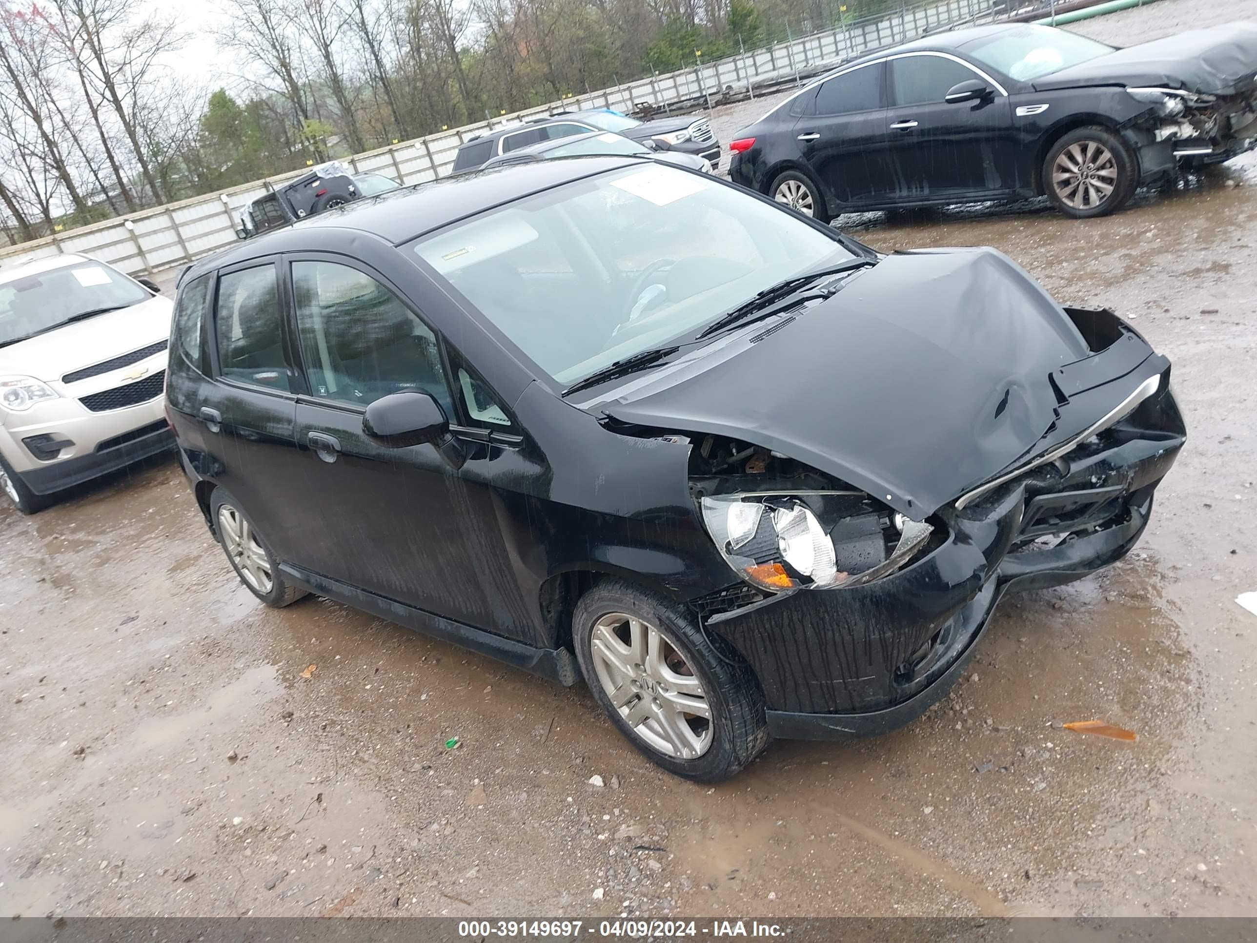 HONDA FIT 2007 jhmgd38607s041786