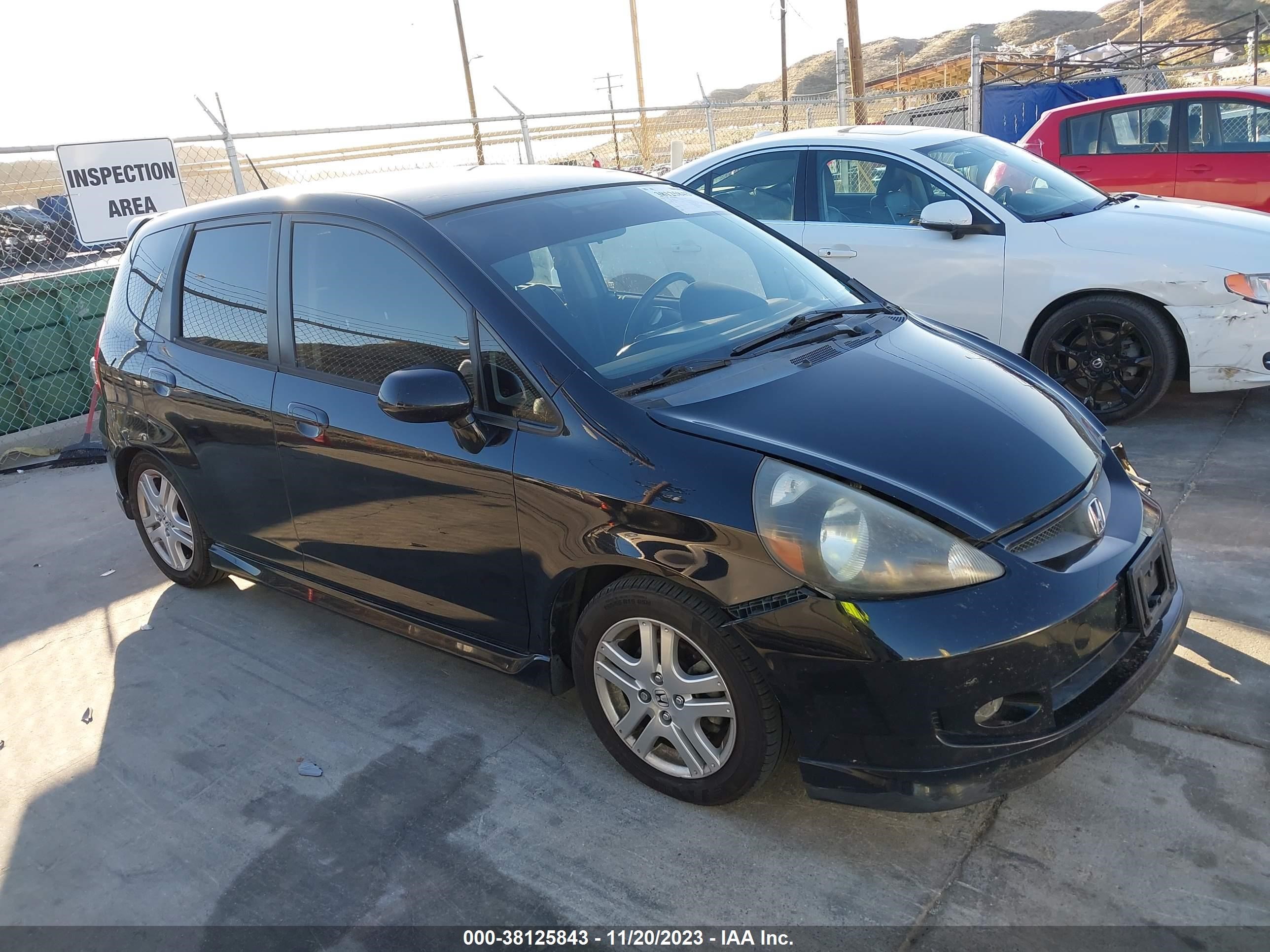 HONDA FIT 2007 jhmgd38607s047992