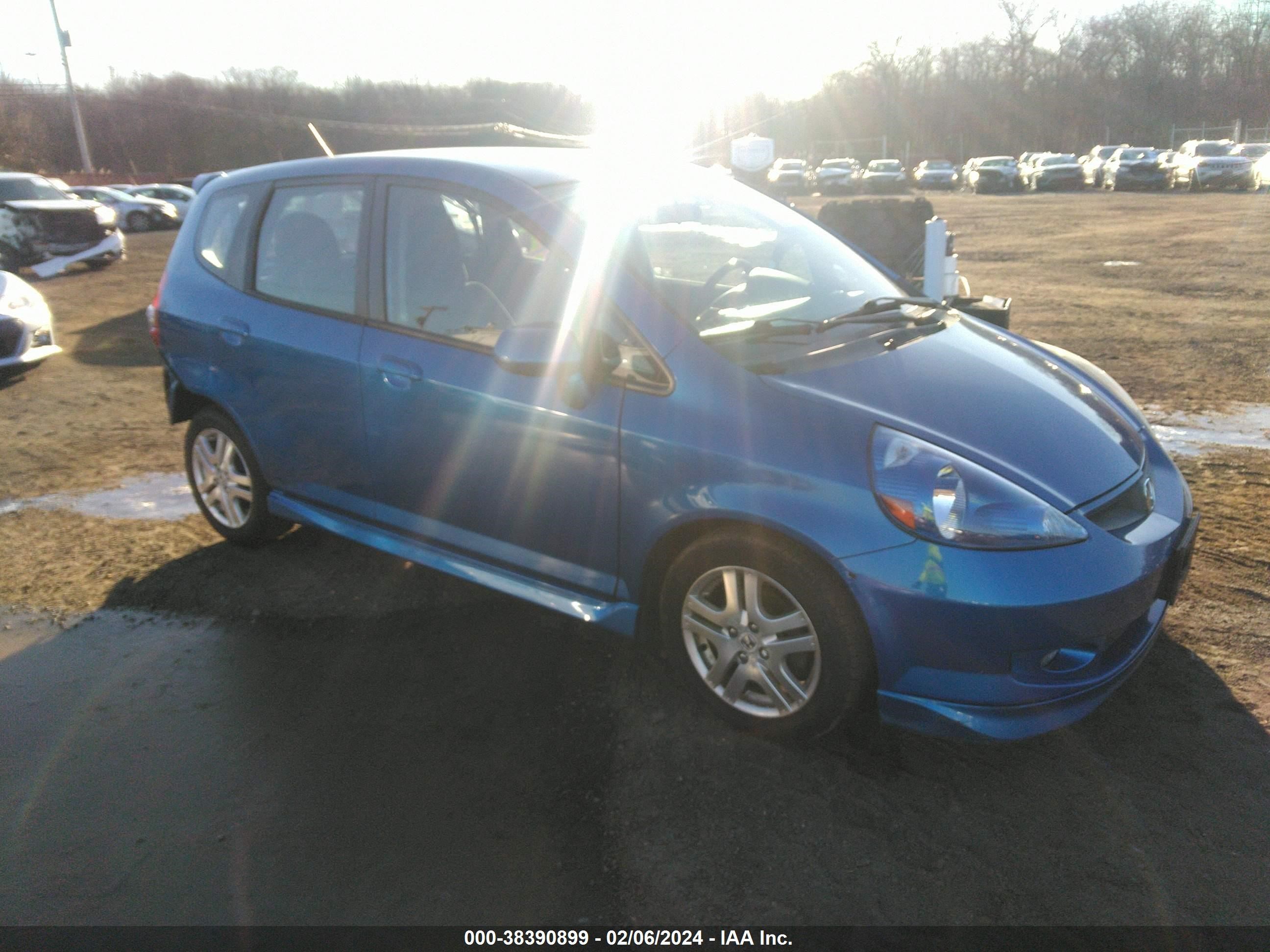 HONDA FIT 2007 jhmgd38607s057437