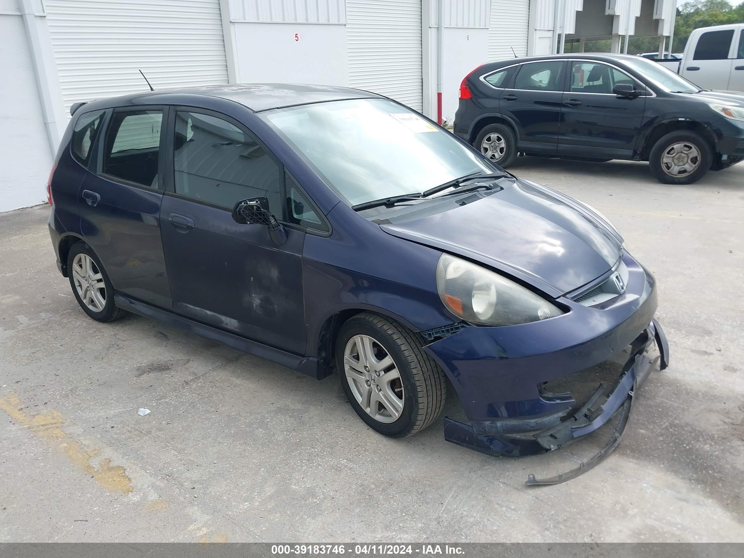 HONDA FIT 2008 jhmgd38608s015030