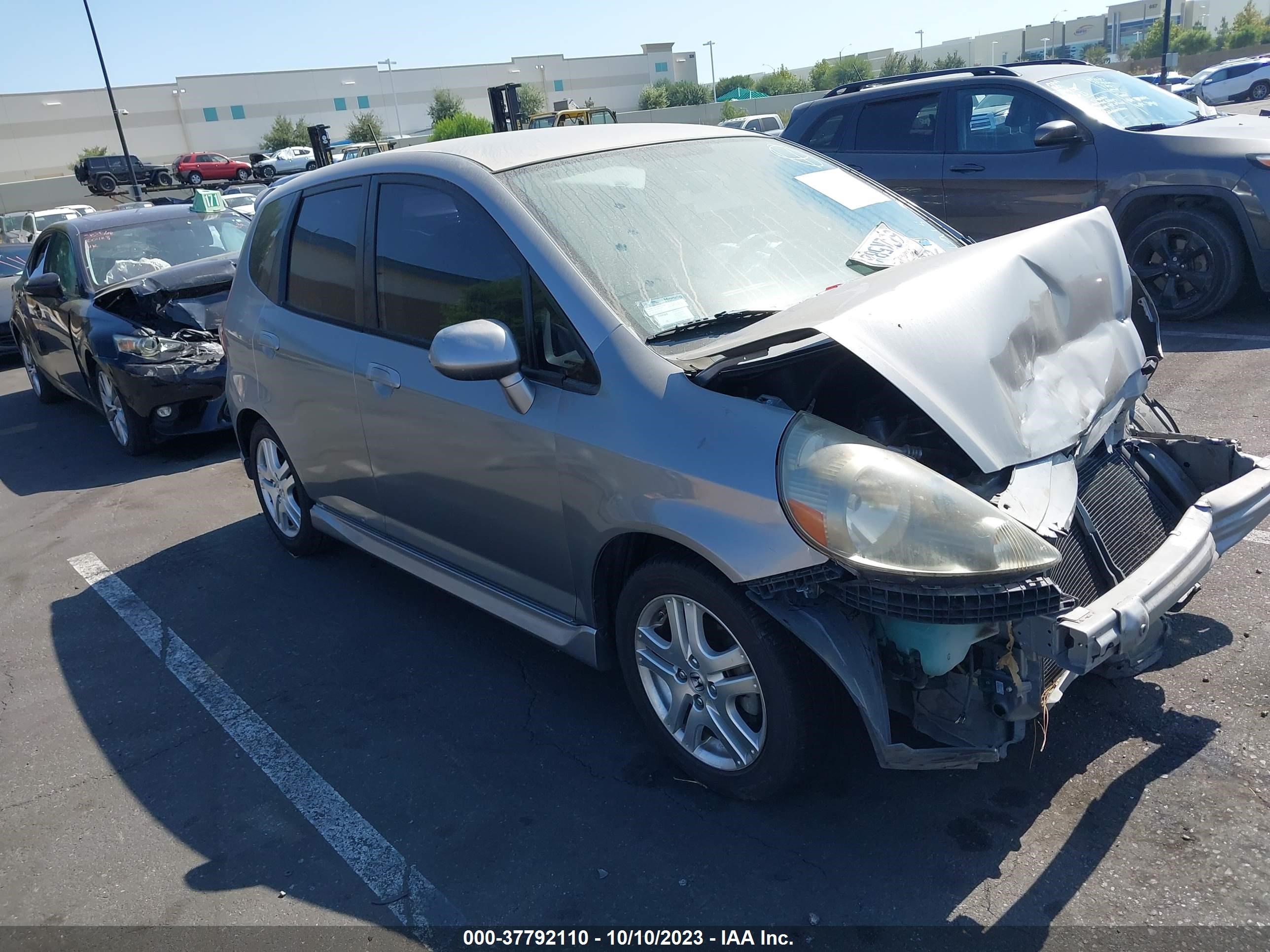 HONDA FIT 2008 jhmgd38608s016890