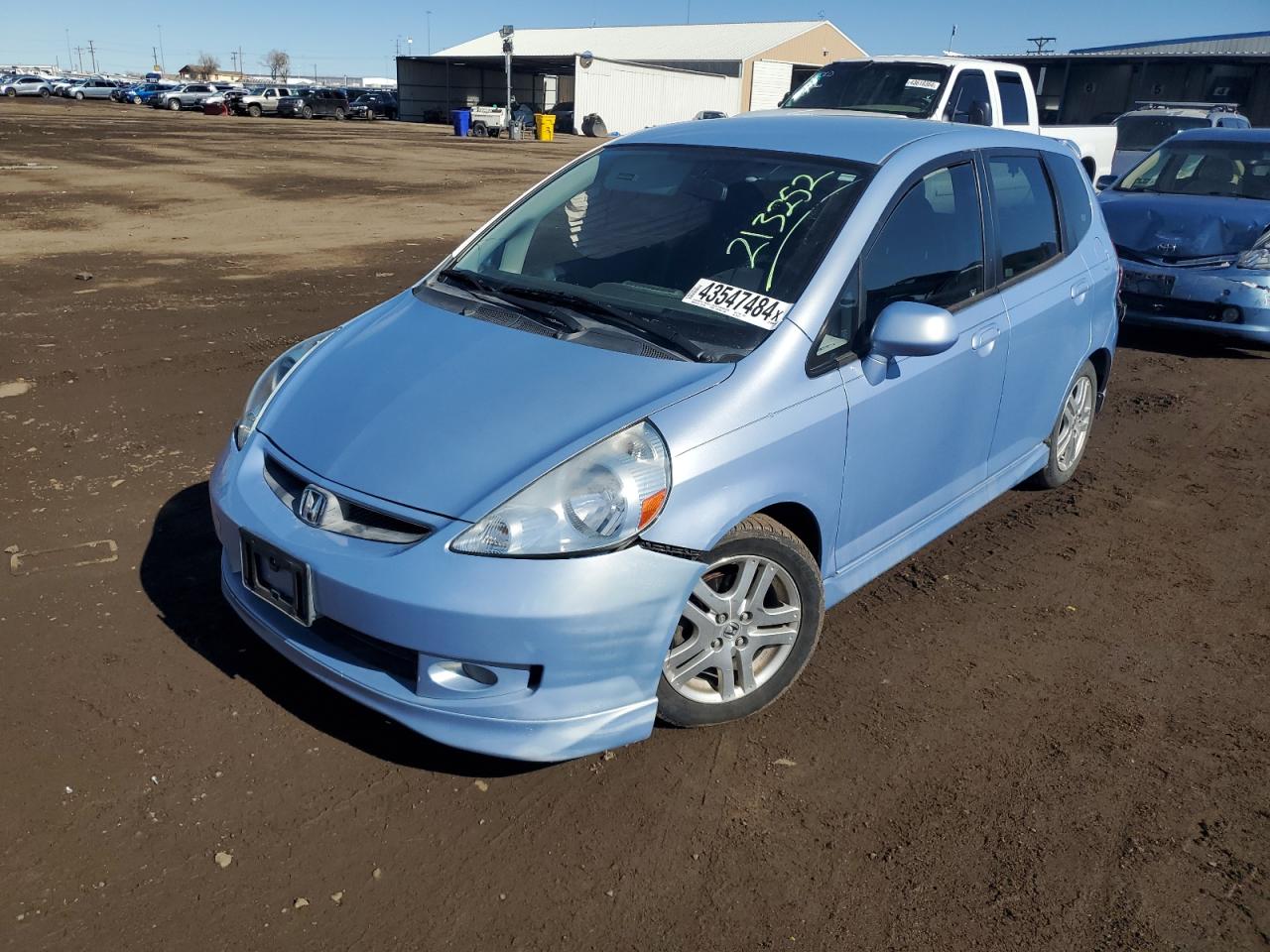 HONDA FIT 2008 jhmgd38608s037271