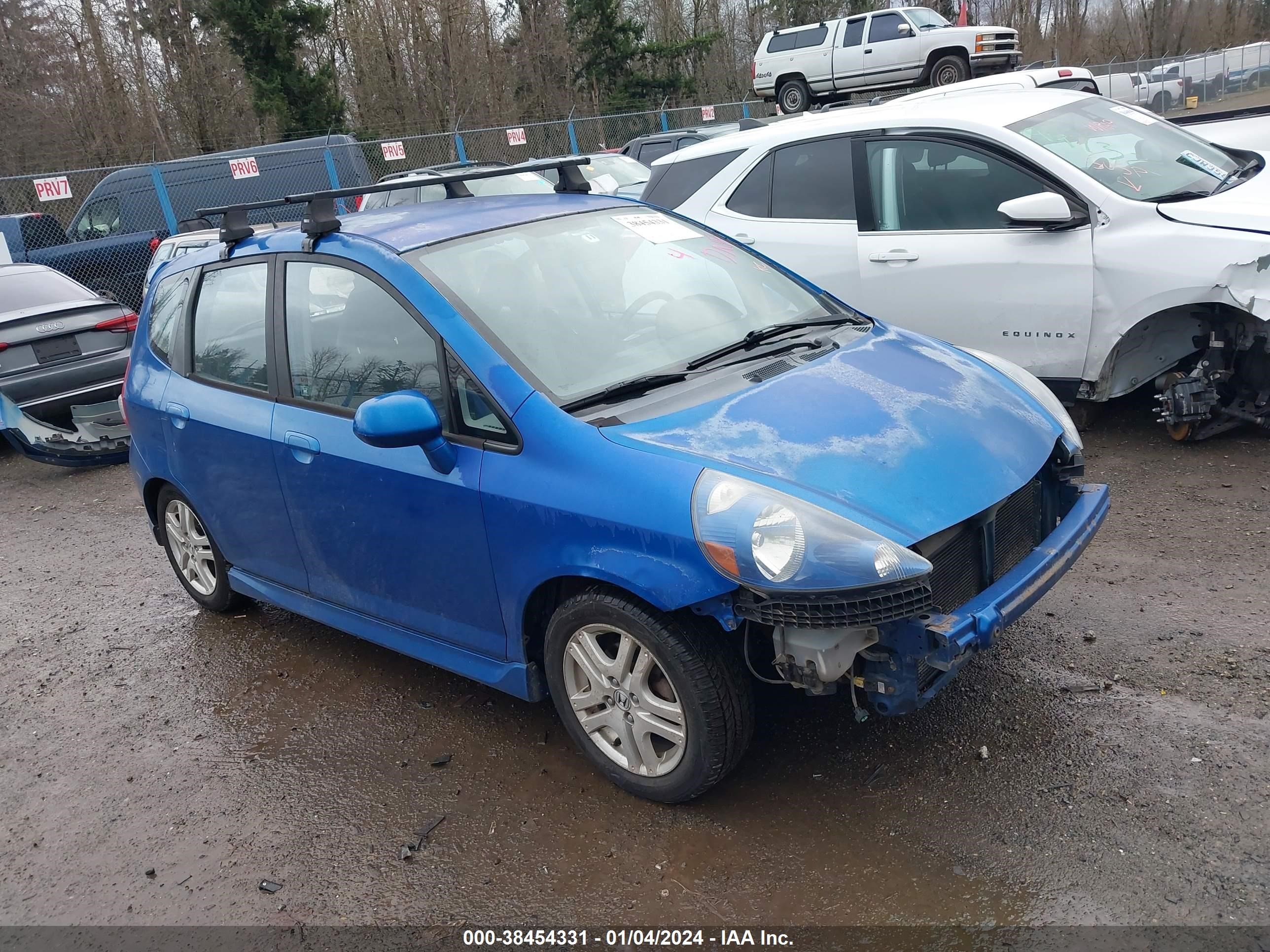 HONDA FIT 2007 jhmgd38617s007467