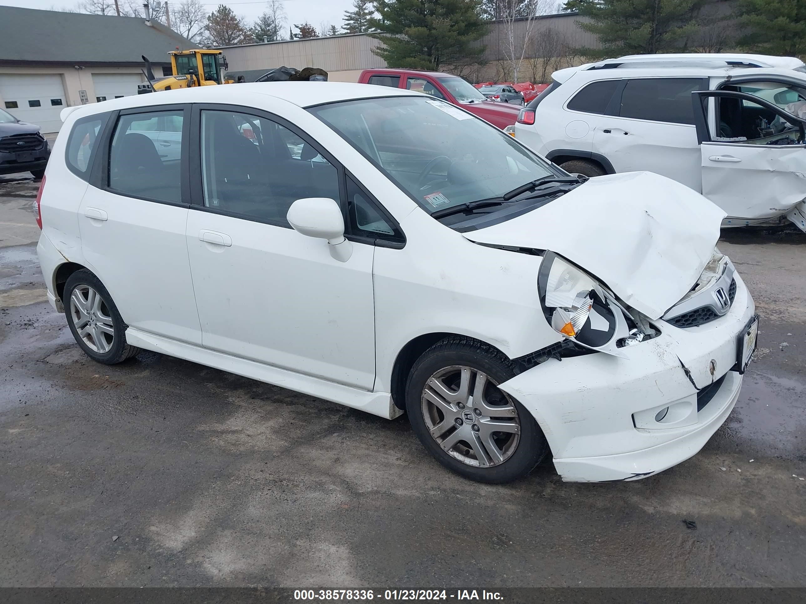 HONDA FIT 2007 jhmgd38617s054241