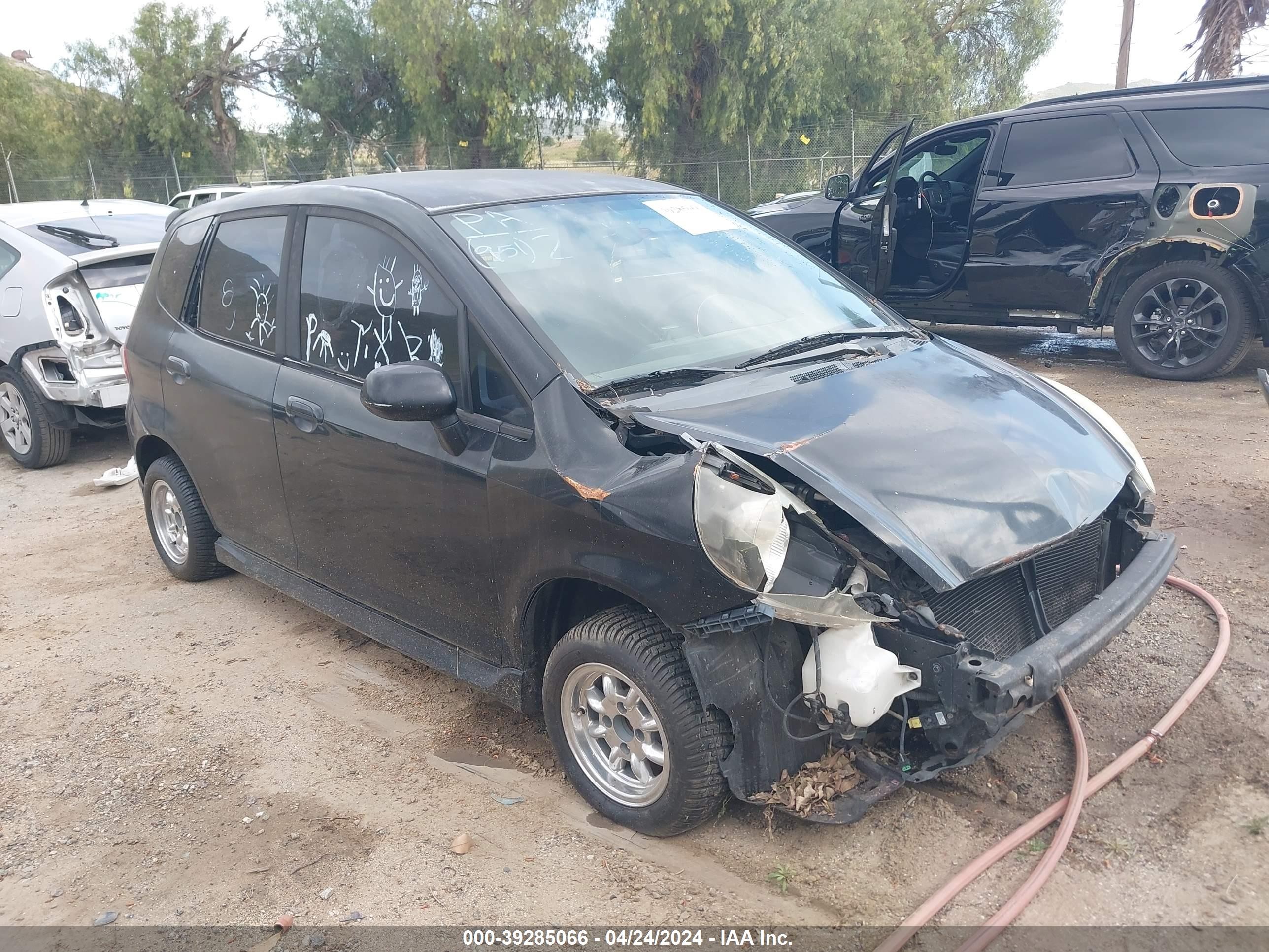 HONDA FIT 2007 jhmgd38617s054630