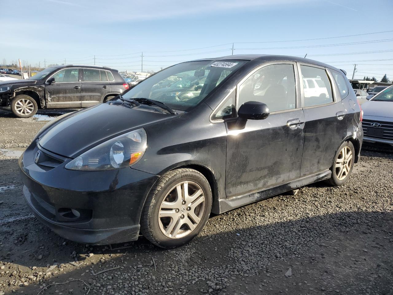 HONDA FIT 2007 jhmgd38617s055955