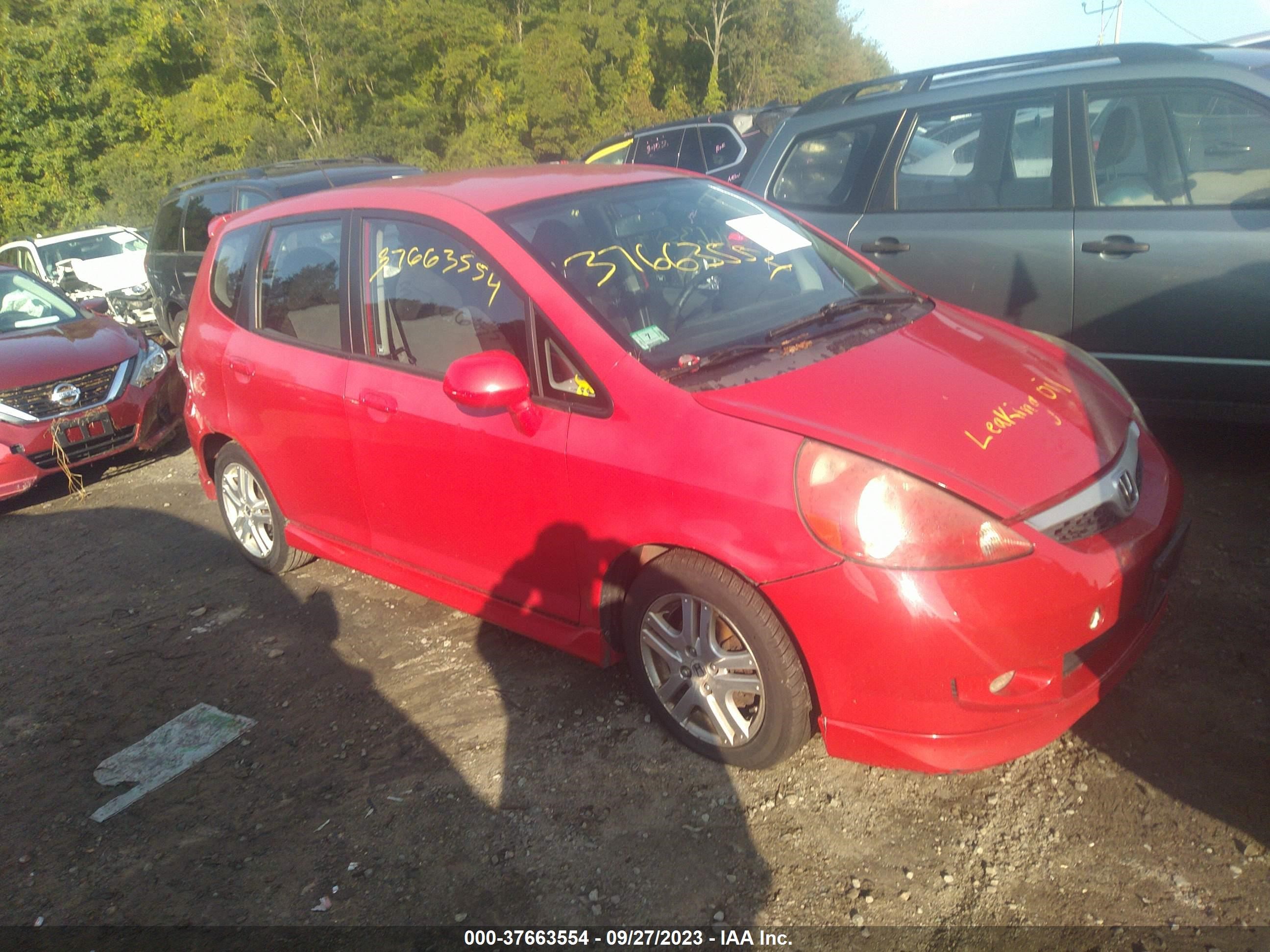 HONDA FIT 2008 jhmgd38618s045010