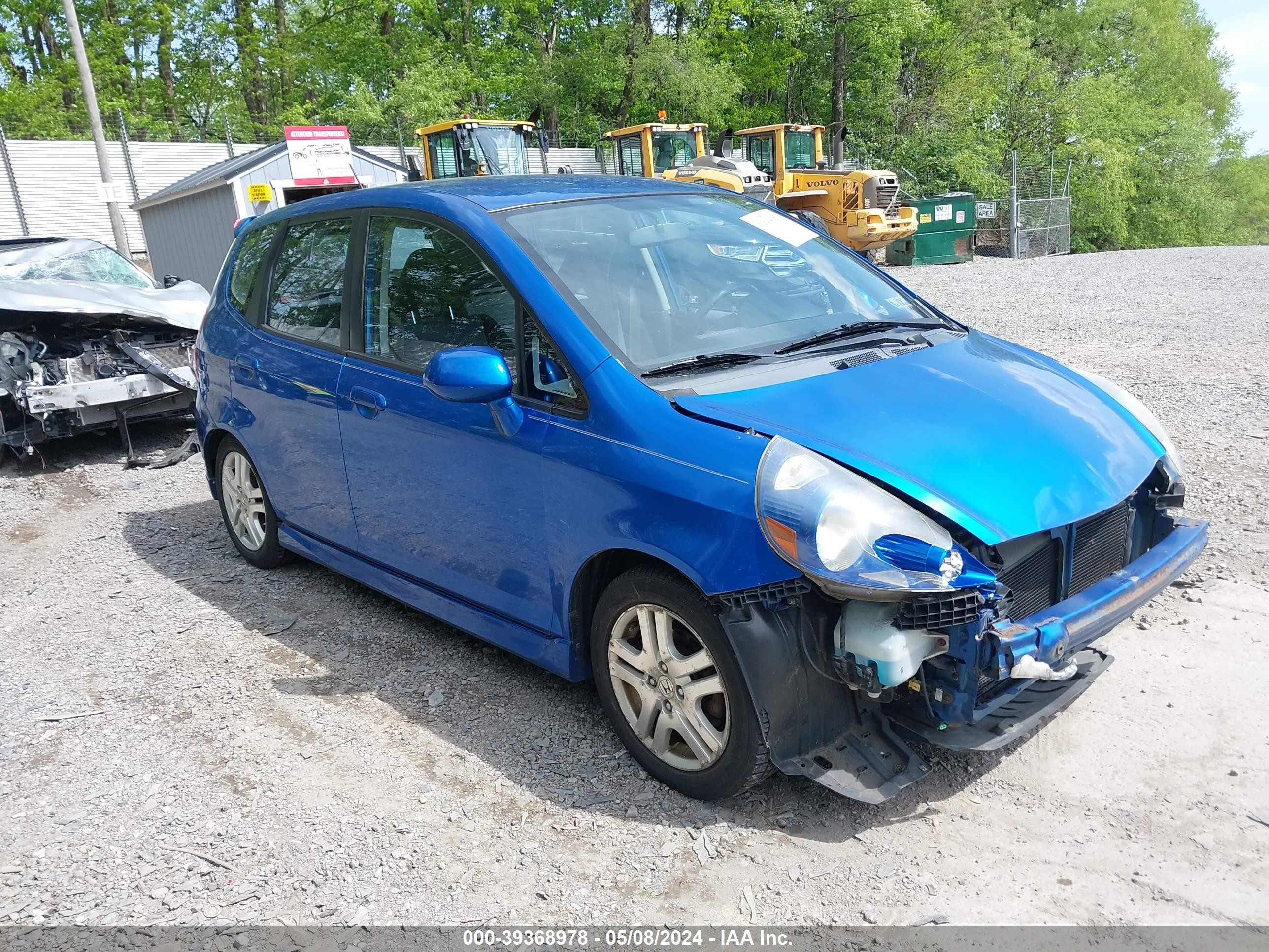 HONDA FIT 2008 jhmgd38618s046075