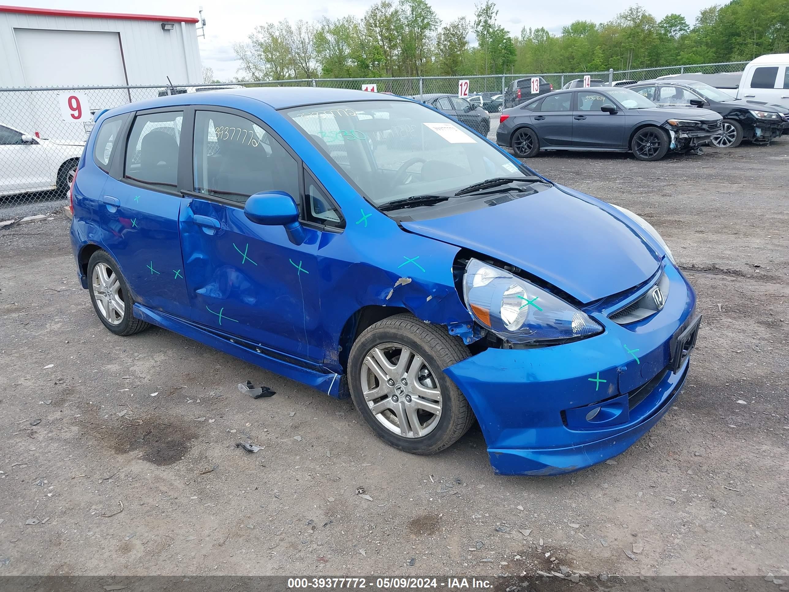 HONDA FIT 2008 jhmgd38618s049025