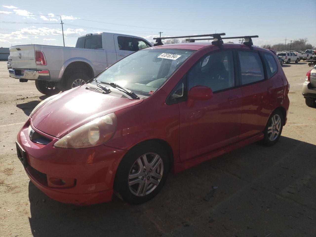 HONDA FIT 2007 jhmgd38627s028408