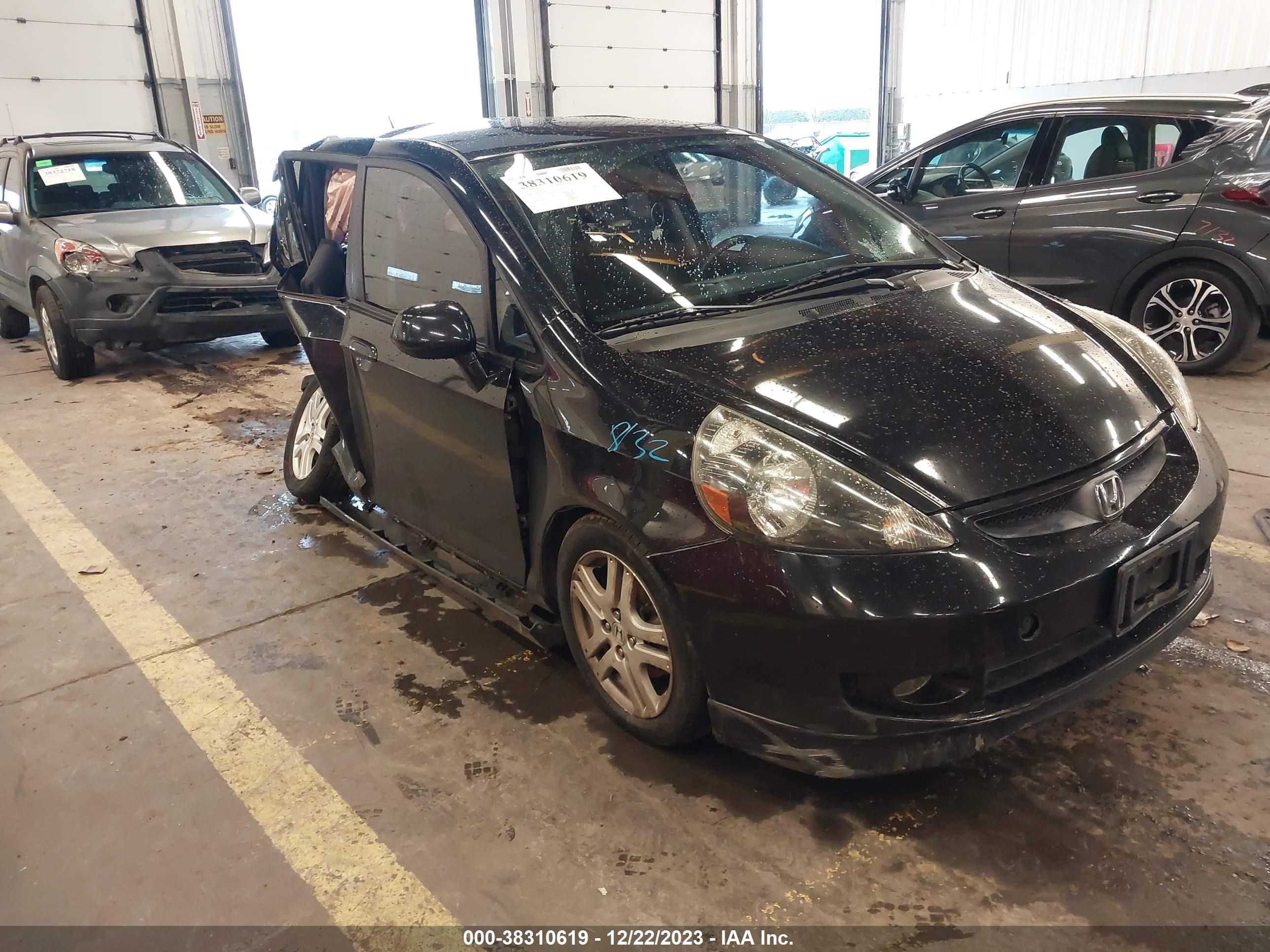 HONDA FIT 2007 jhmgd38627s036699