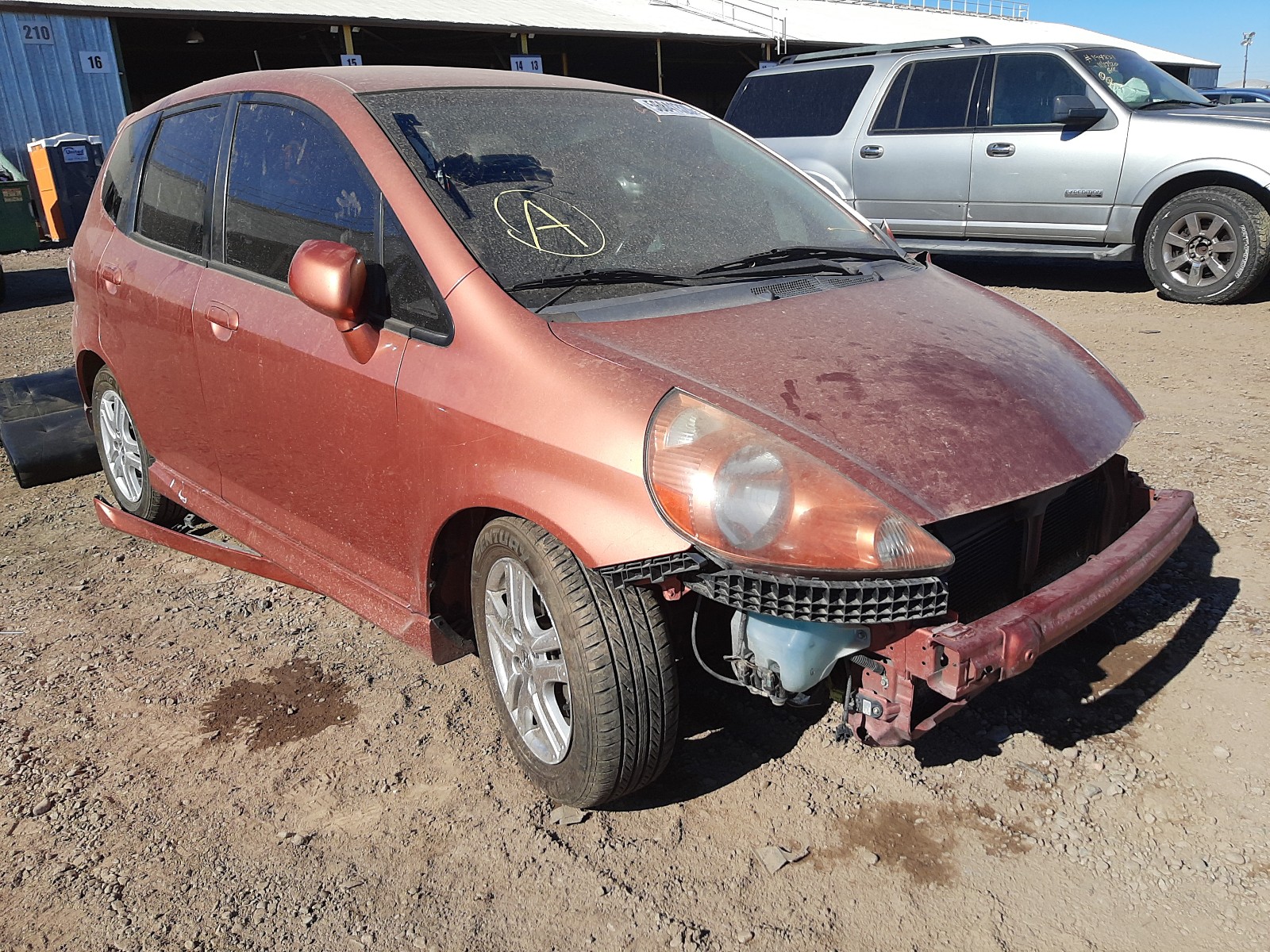 HONDA FIT SPORT 2008 jhmgd38628s008256