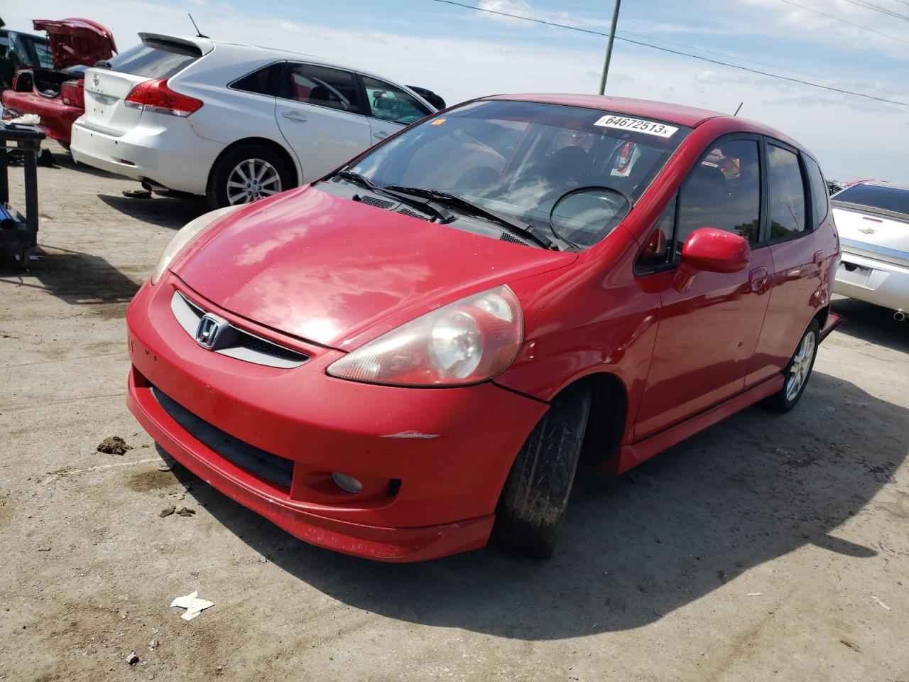 HONDA FIT 2008 jhmgd38628s030905