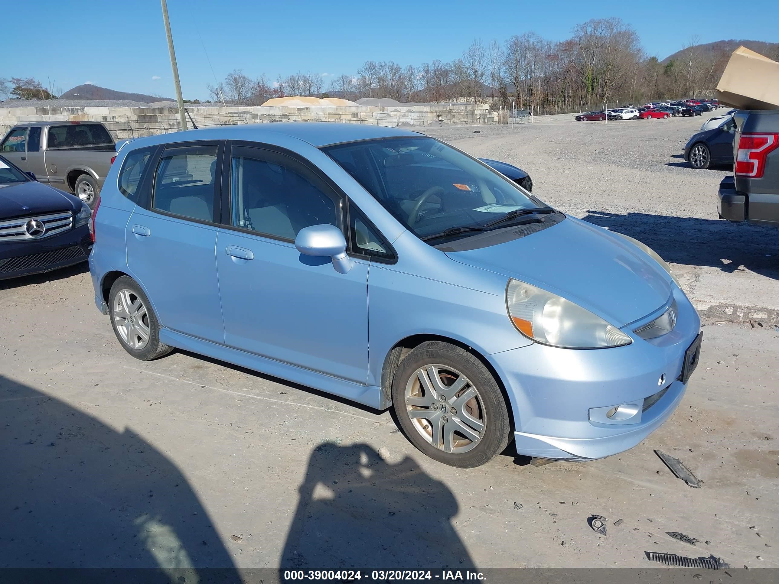 HONDA FIT 2008 jhmgd38628s071678