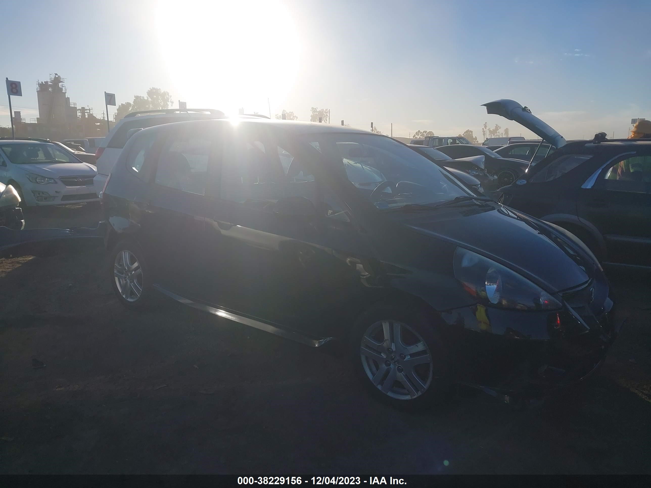 HONDA FIT 2008 jhmgd38628s072281